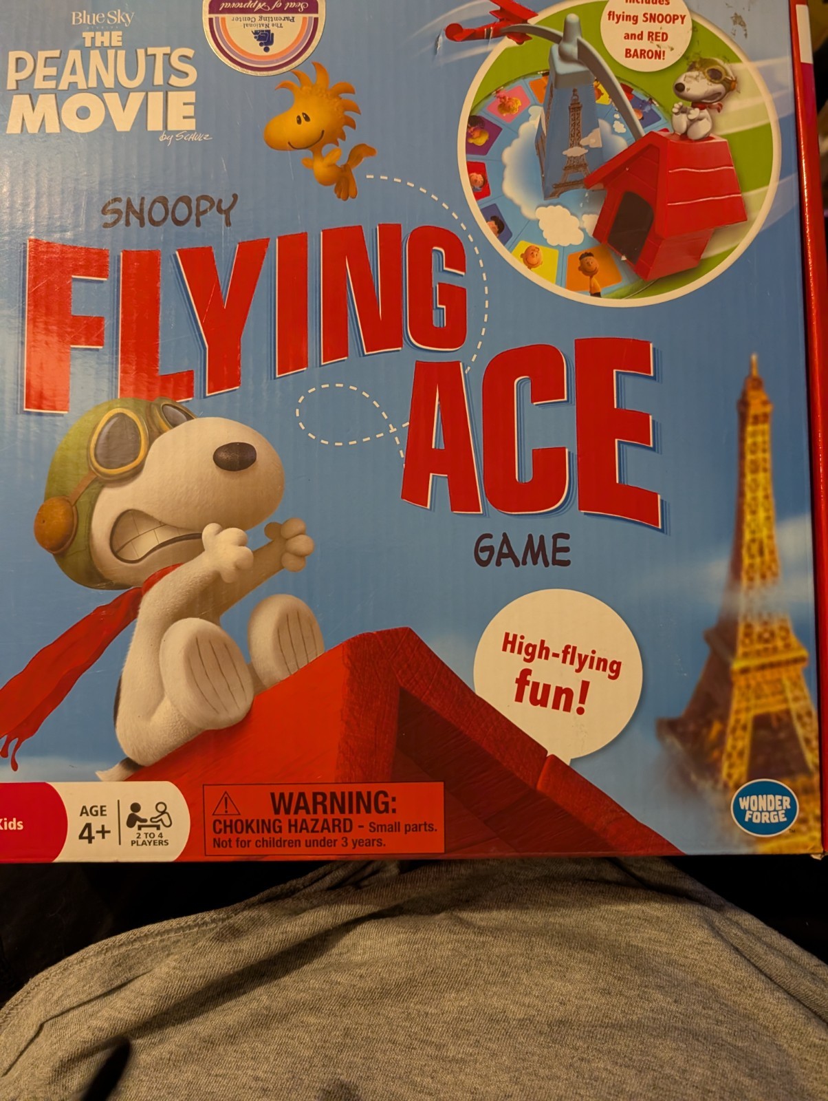 Peanuts Movie Snoopy Flying Ace Board Game Red Baron By Wonder Forge 2015 Comple