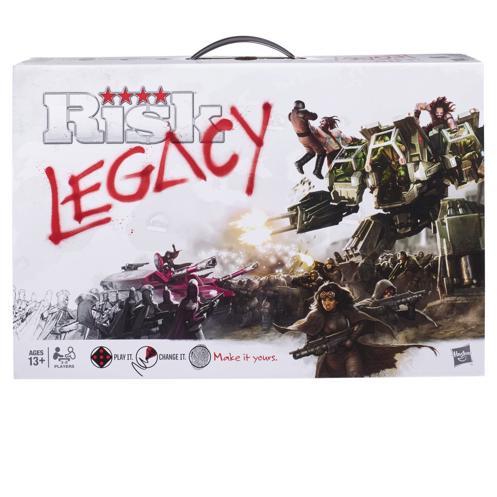 Risk Legacy Board Game Modern Warfare Strategy Legacy Gameplay for 3-5 Players
