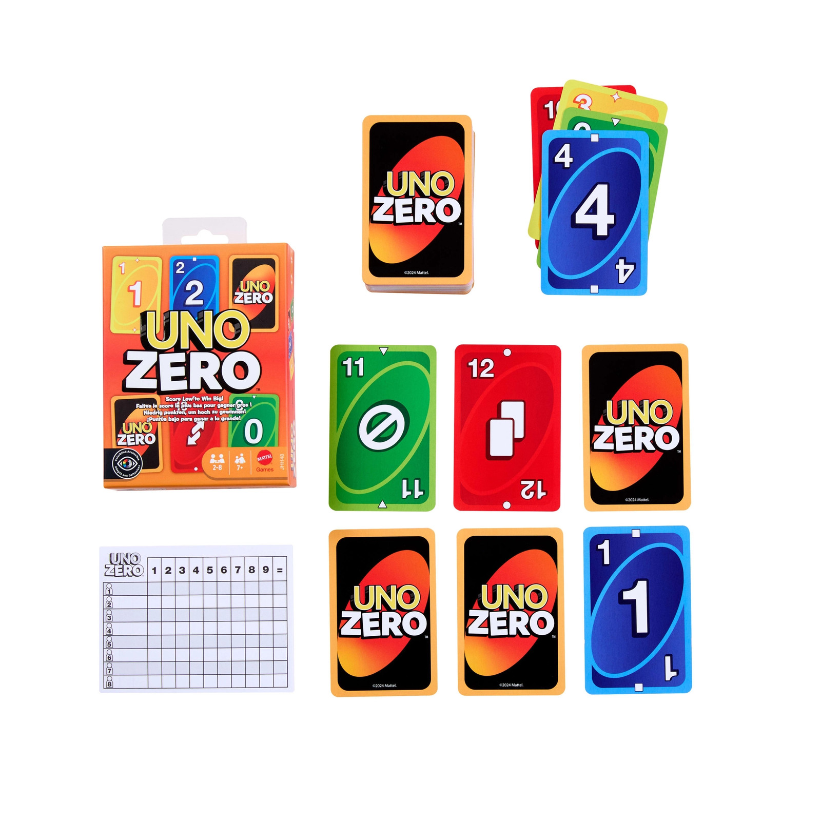 194735331857 UNO ZERO GRA KARCIANA MATTEL
