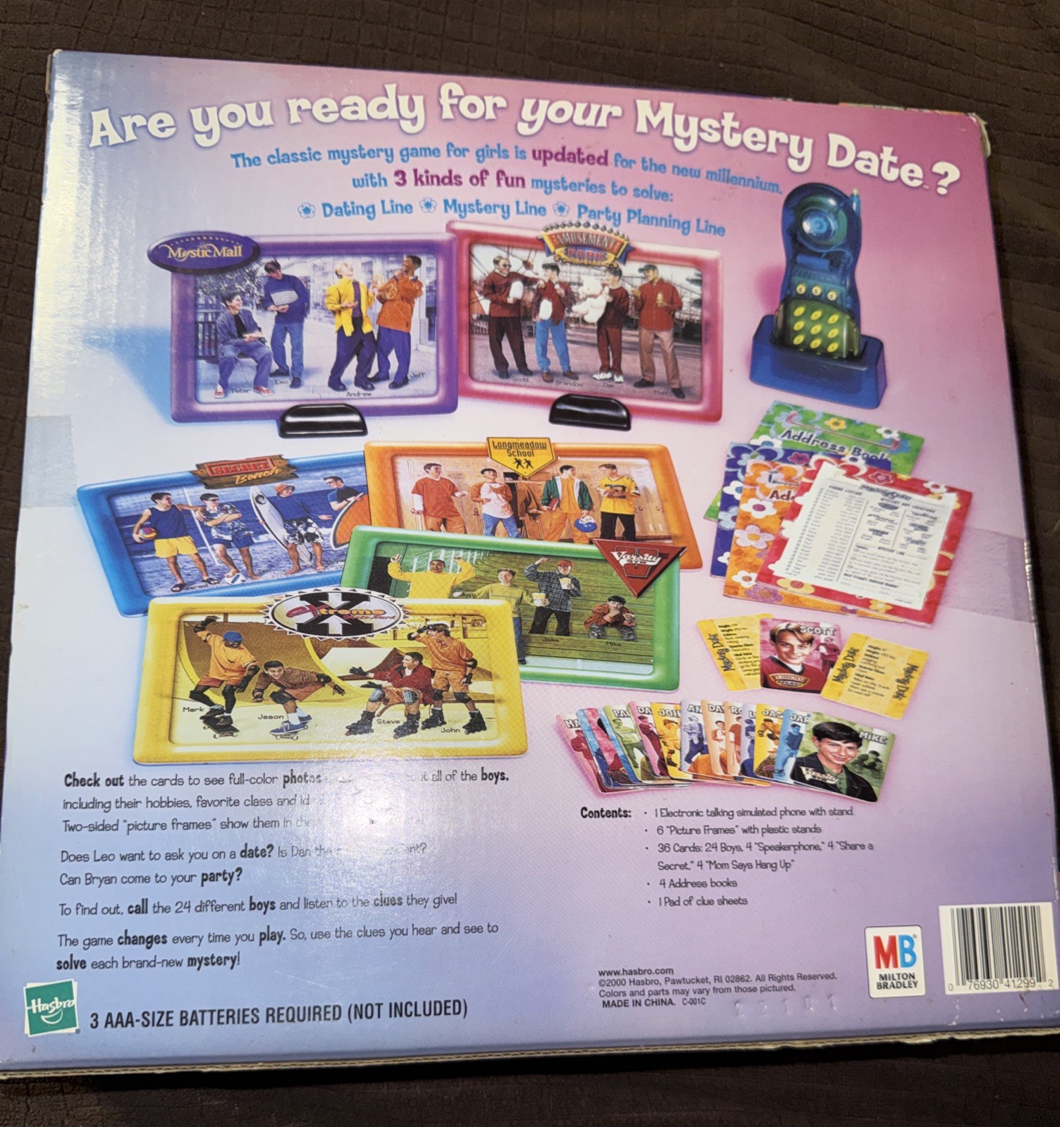 2000 Hasbro Mystery Date Electronic Talking Phone New Sealed