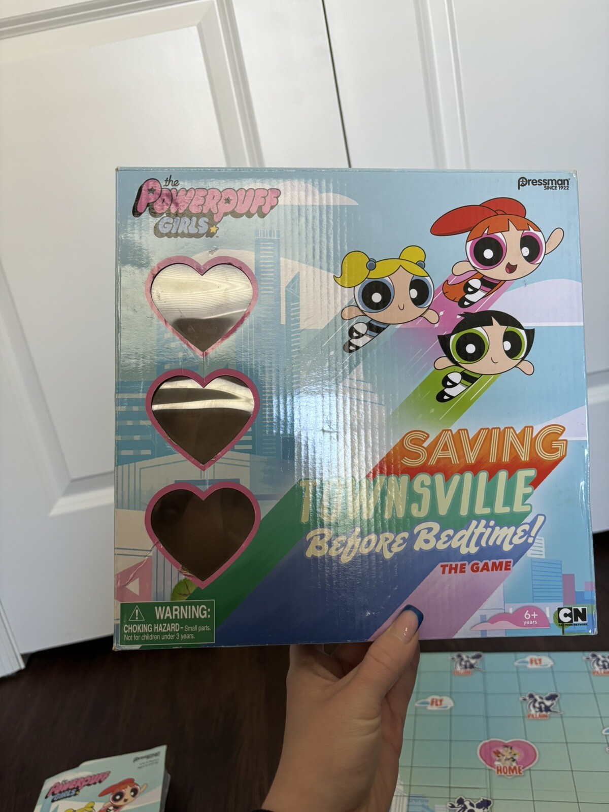 Powerpuff Girls Board Game Saving Townsville Before Bedtime Cartoon Network 2016