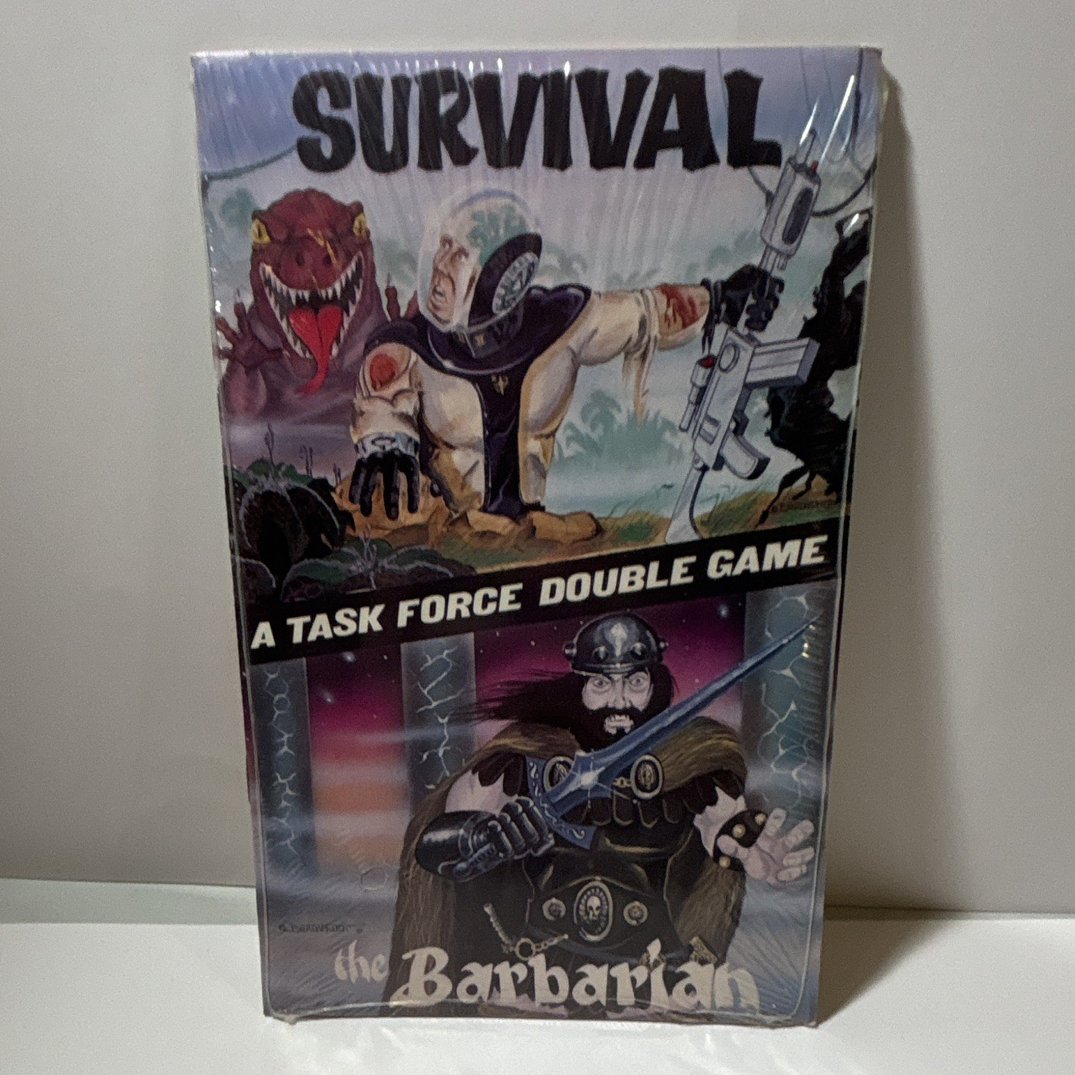 Task Force Games Survival & The Barbarian Sci-Fi Board Game 1980 – Sealed