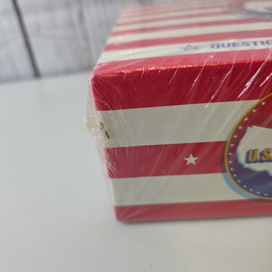 USA TRIVIA GAME a Fun and Patriotic Board Game 1989 Vintage