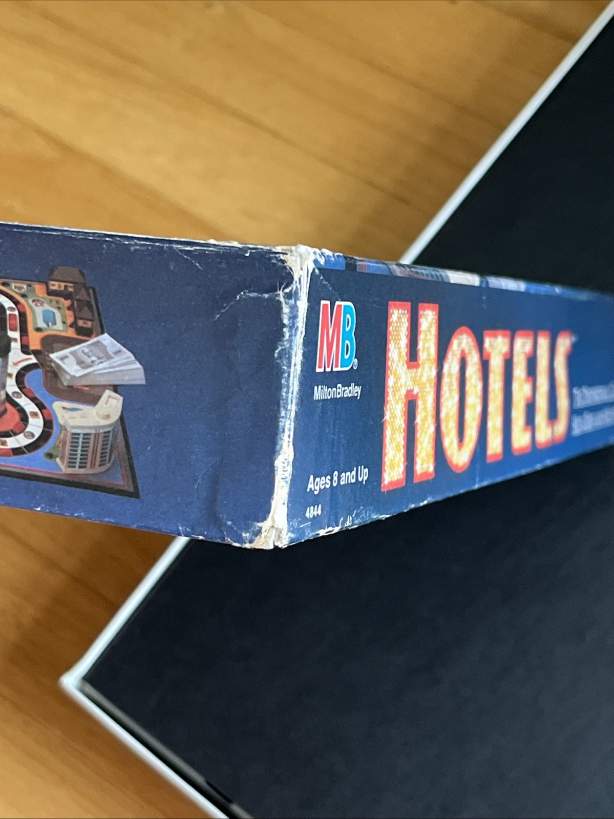 Vintage 1987 Hotels Board Game Milton Bradley MB Real Estate – 100% Complete