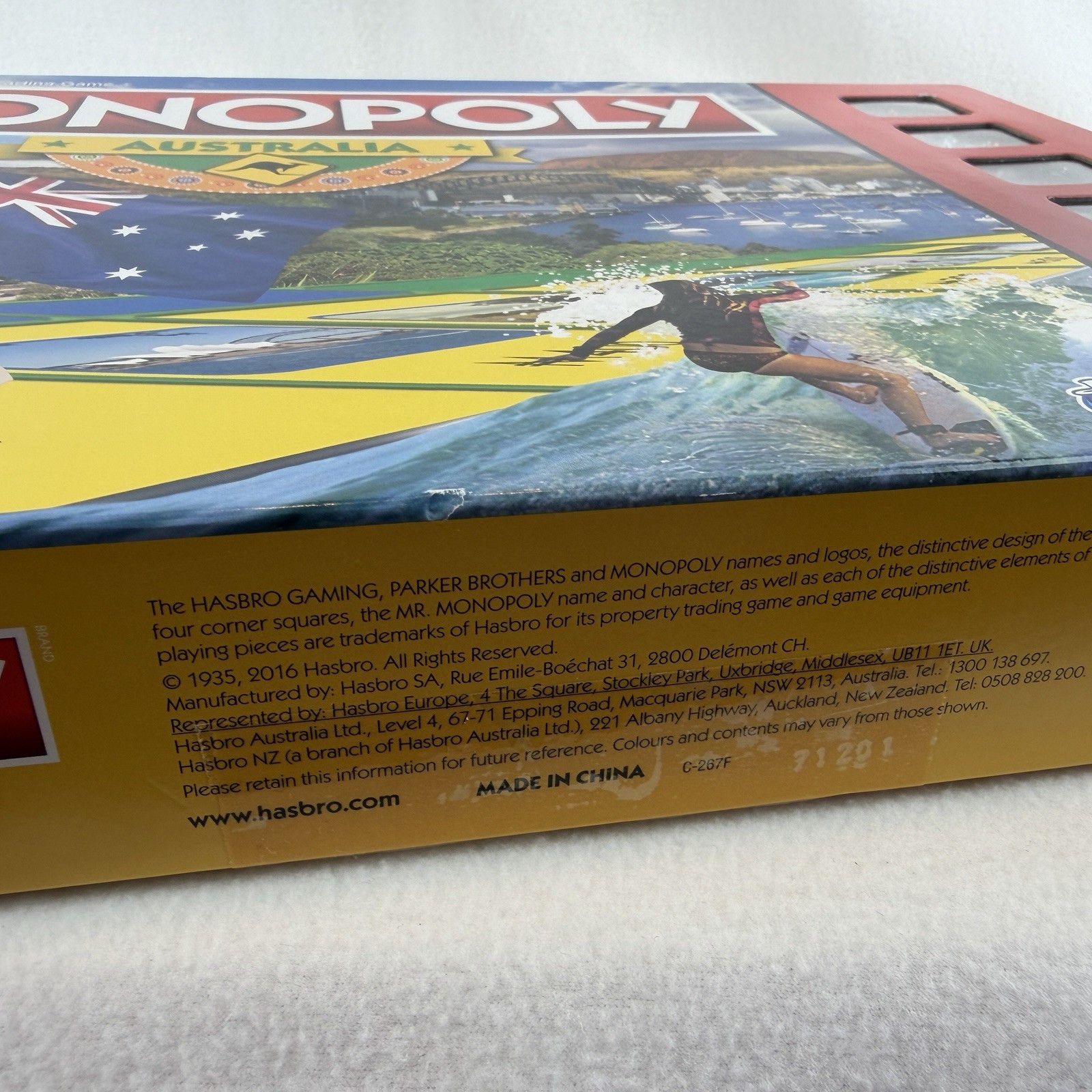 Hasbro Monopoly Australia Board Game Special Edition 2016 New Opened Box