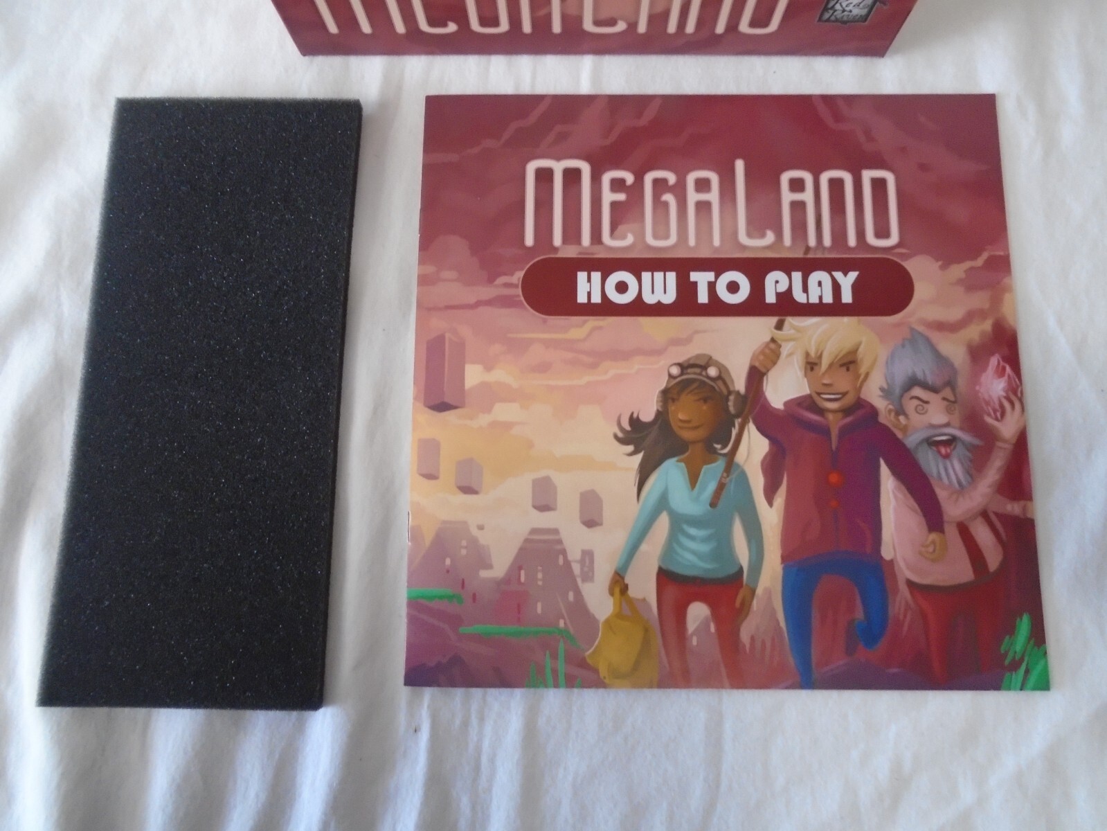 Mega Land Board Game [Red Raven Games 2018] [100% COMPLETE EXCELLENT CONDITION]