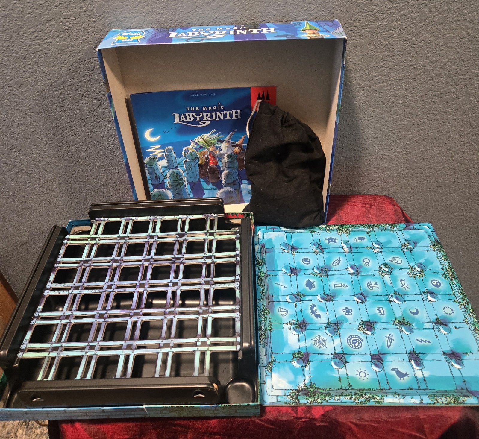 The Magic Labyrinth Game 100% COMPLETE Drei Magier Maze Marbles Fantasy EUC!