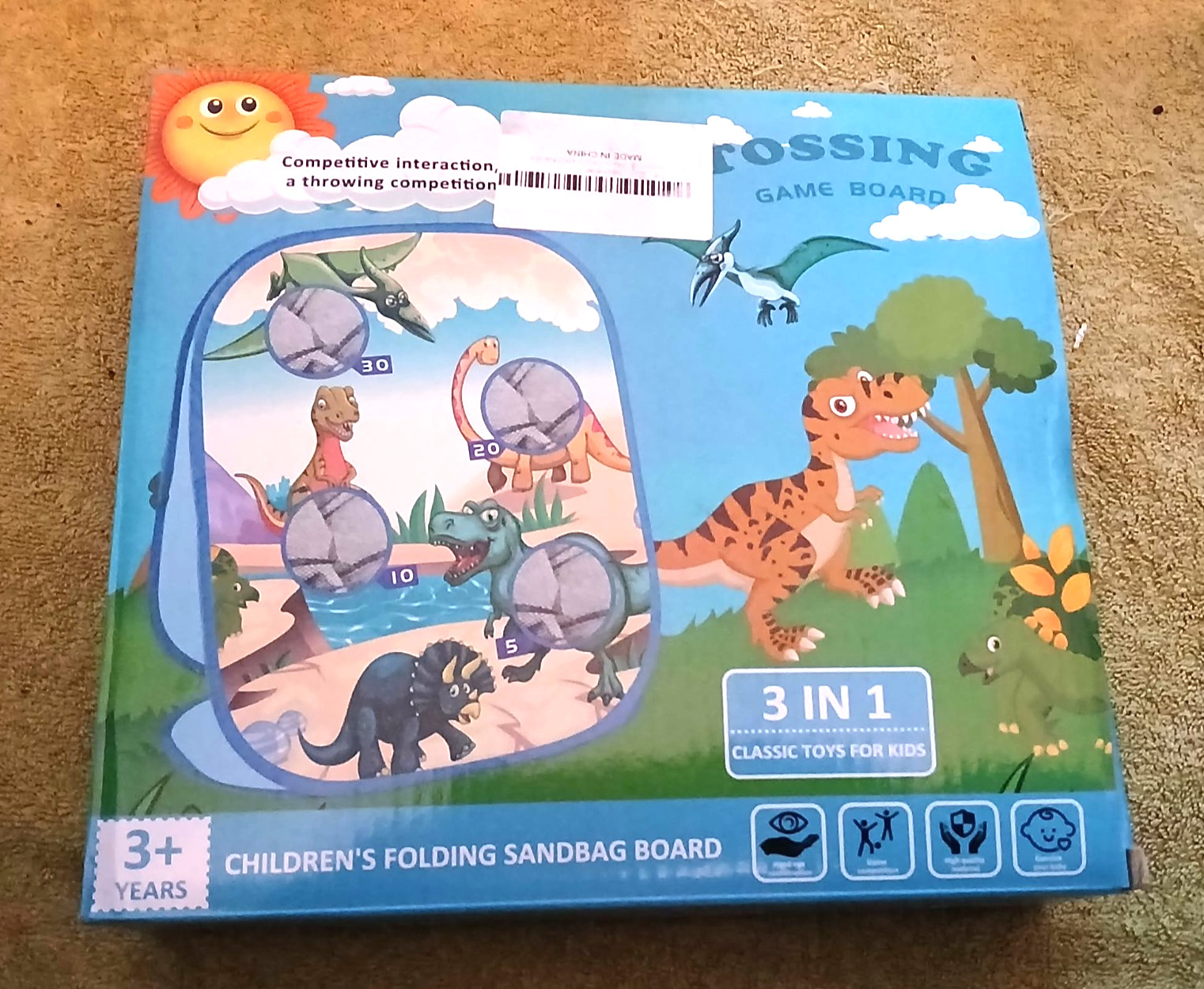 Children’s Folding Sandbag Board – Tossing Game Board