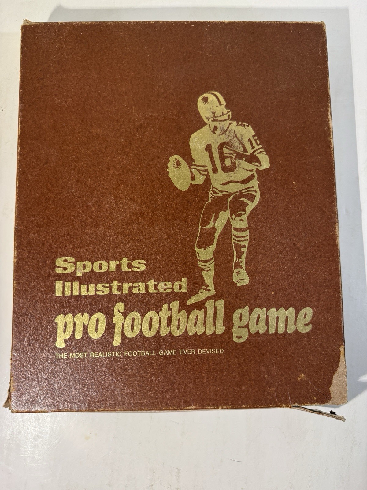 Sports Illustrated Pro Football Board Game 1971 Time Inc (missing 5 Dice & Bag)