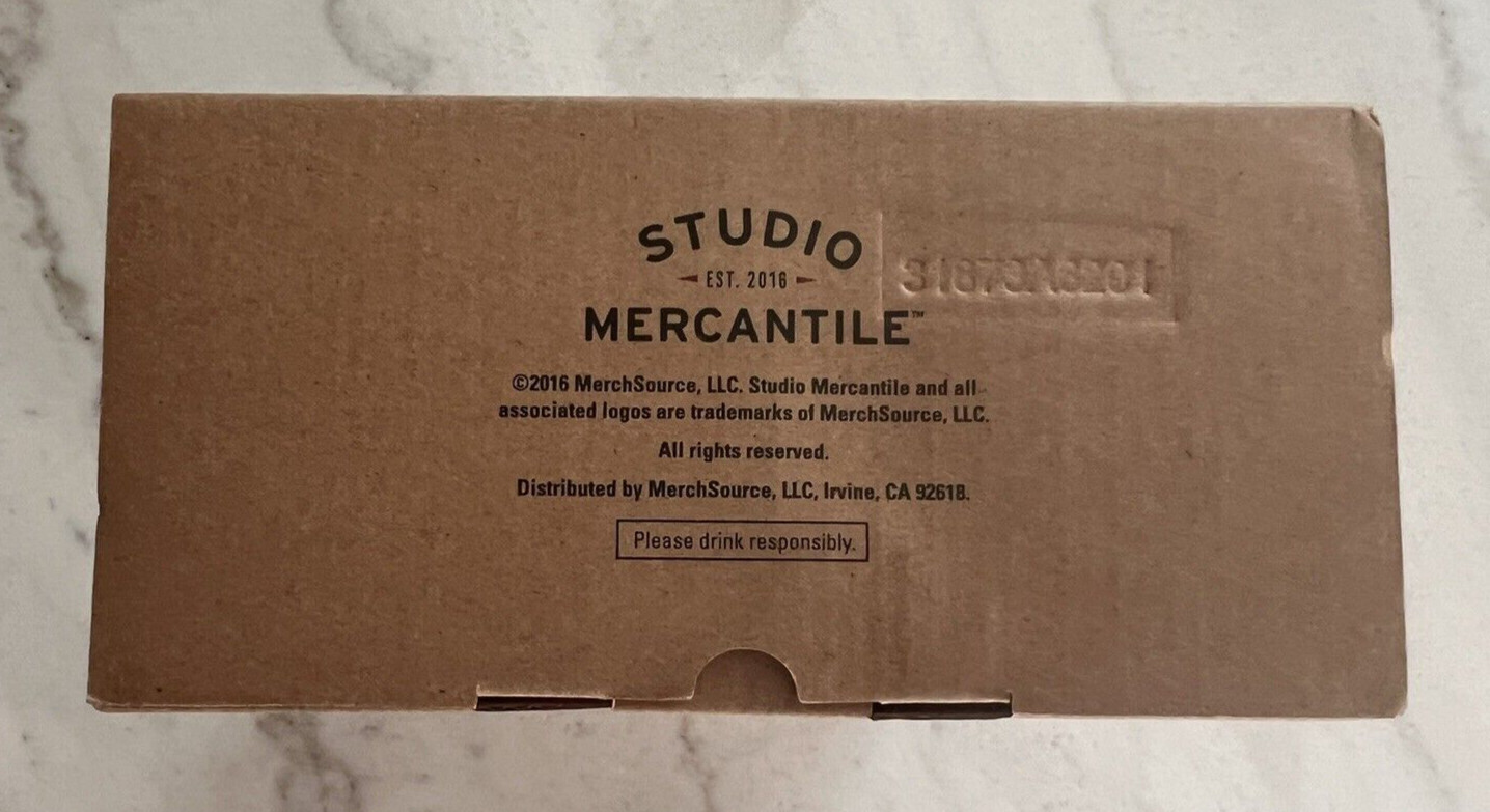 Studio Mercantile, Wooden Mini Beer Pong Drinking Game, New in Box