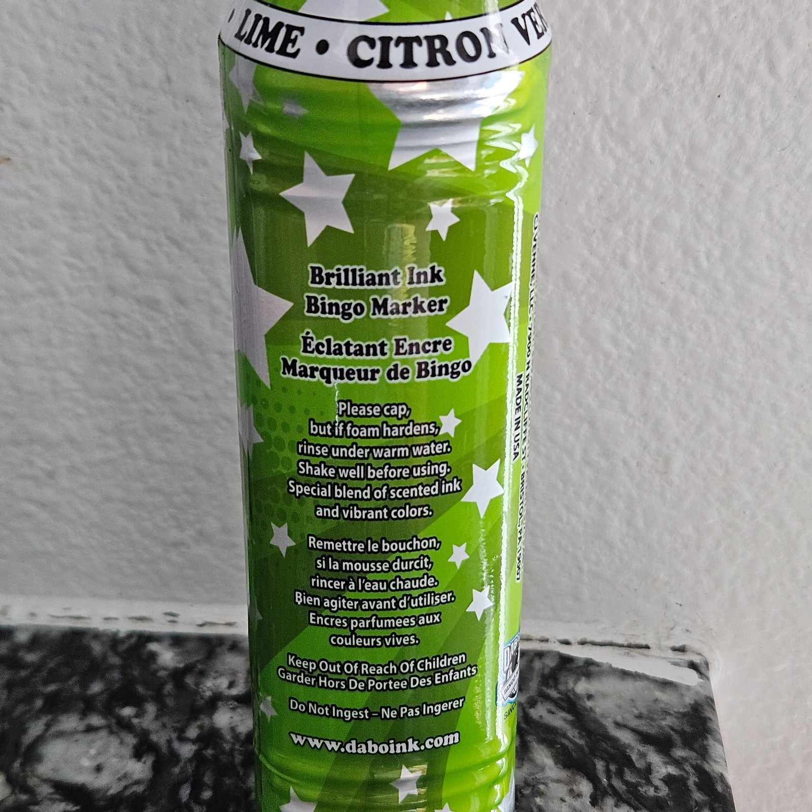 Bingo Dauber- Dab O Ink 4oz- Lime Green-110ml