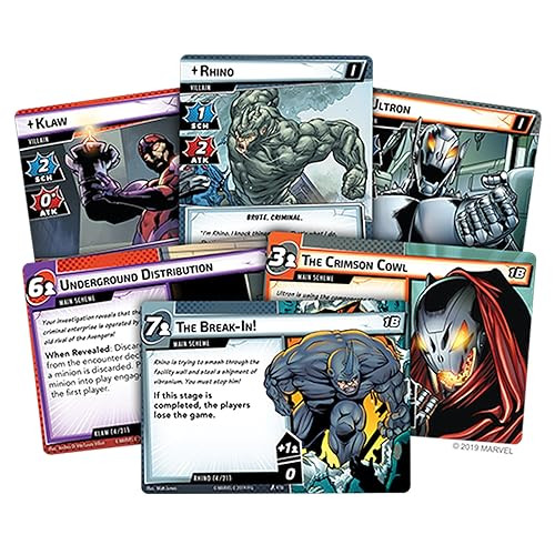 Marvel Champions Card Game Superhero Adventures Cooperative Deck Building Game