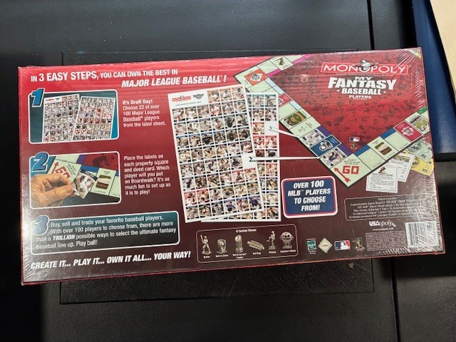 2007 Fantasy Baseball Players Edition Monopoly Game by Hasbro – NEW IN BOX