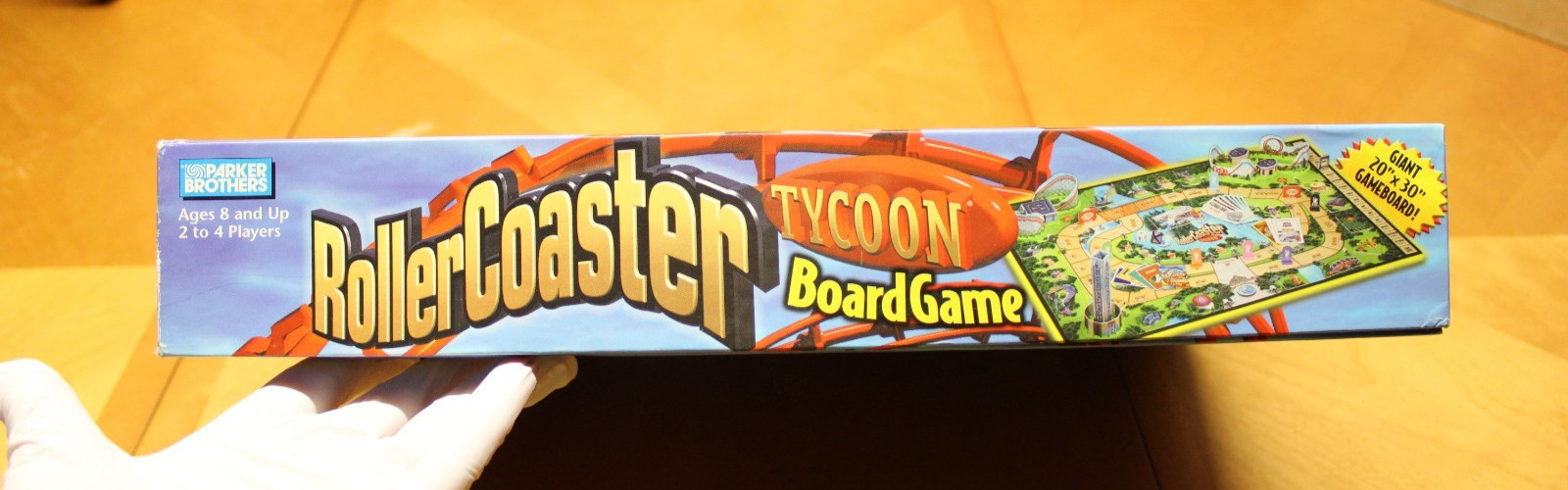 ROLLER COASTER TYCOON Board Game – Parker Brothers – 2002 – NEW OPEN Box