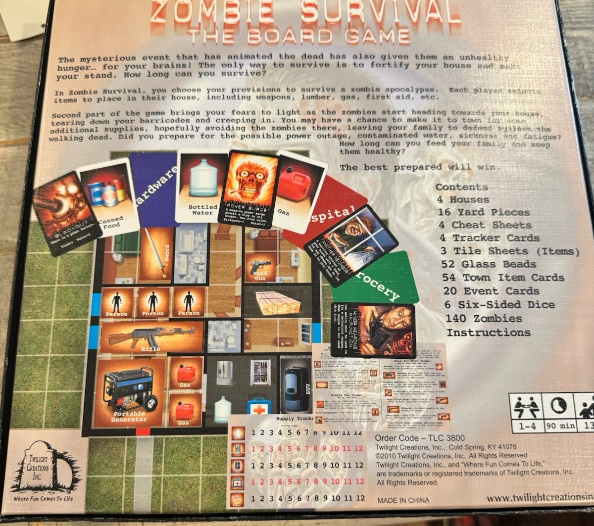 Twilight Creations Boardgame Zombie Survival