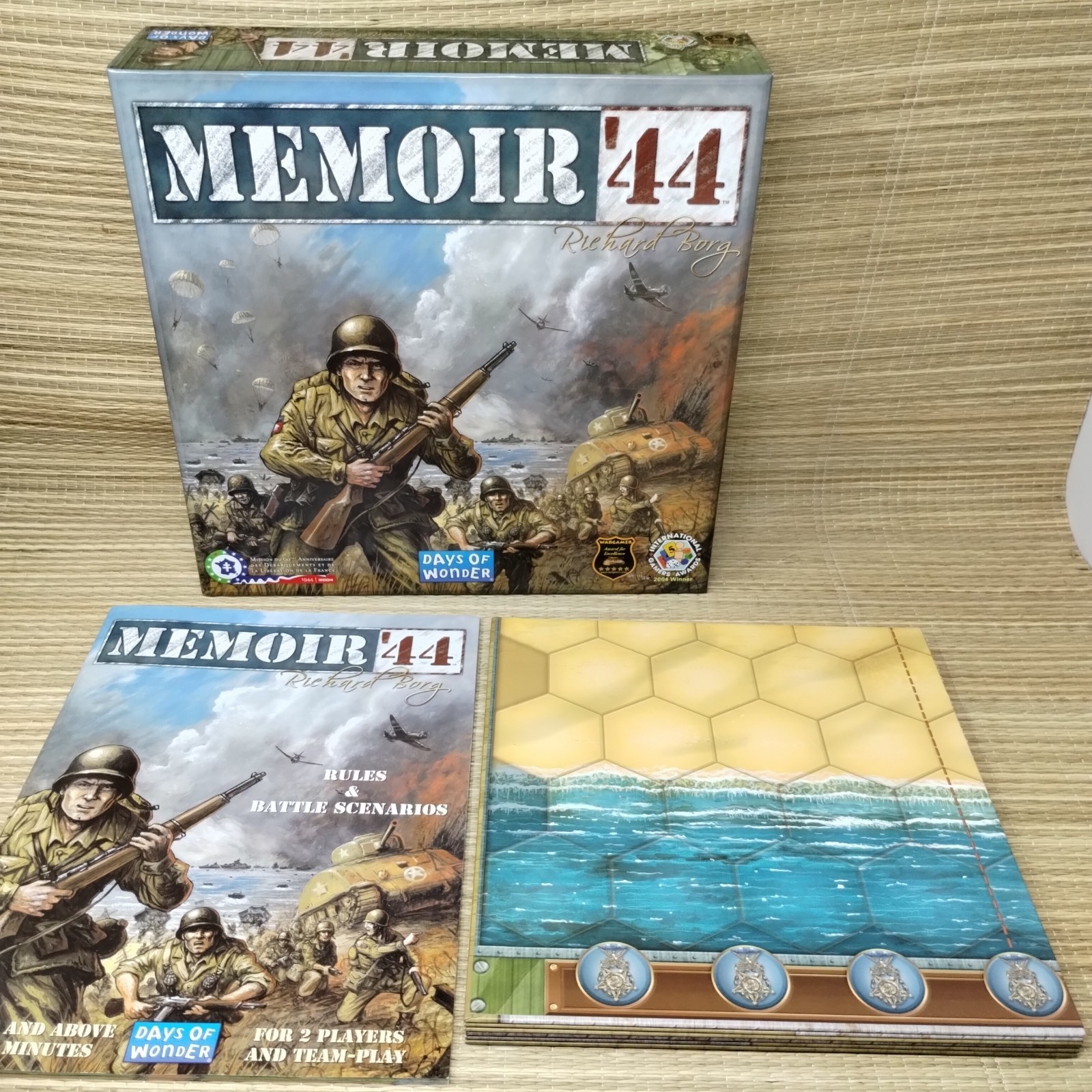 Memoir ’44 Board Game Days of Wonder Richard Borg 2006 Military 100% Complete