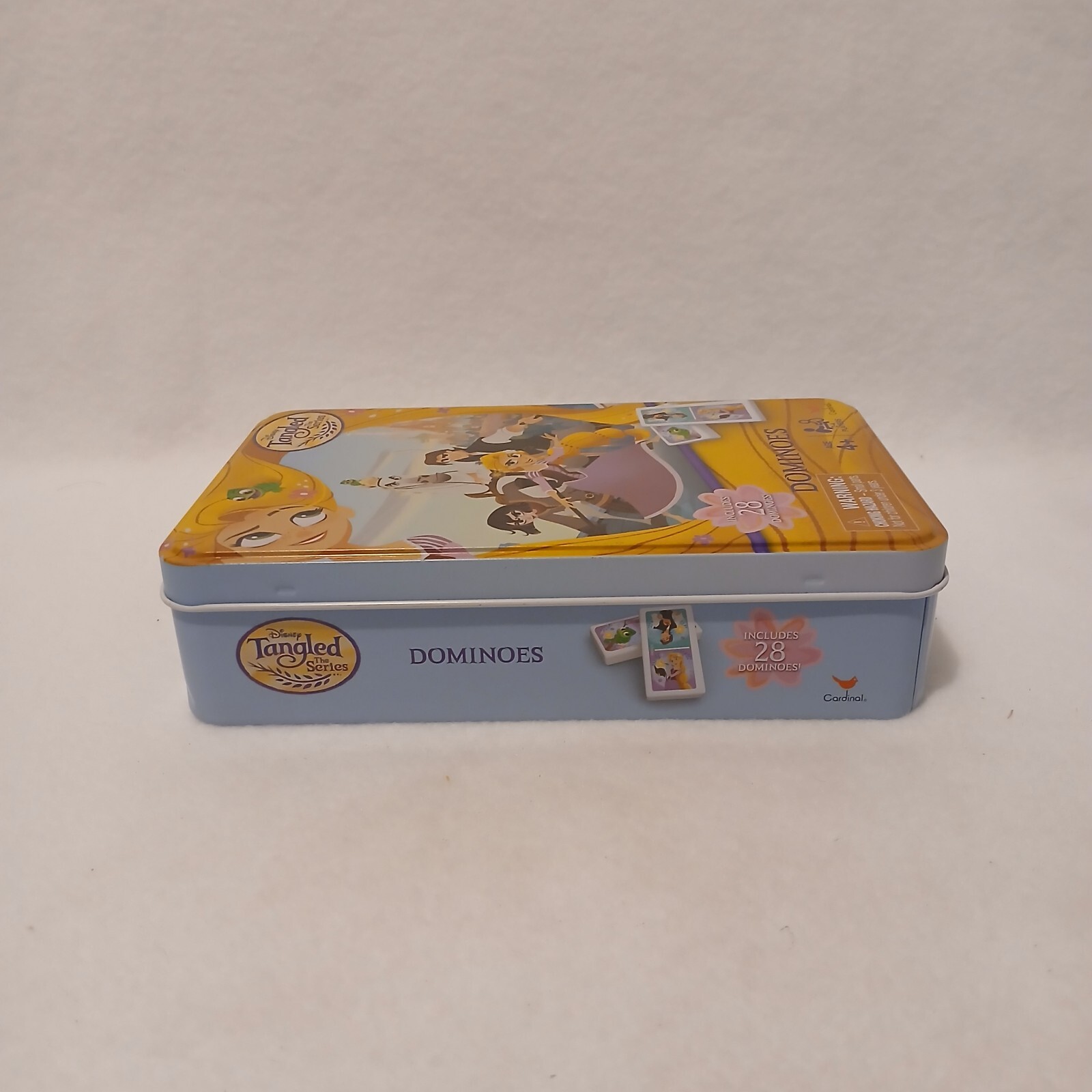 Disney “Tangled: the Series” Rapunzel Dominoes in tin canister Complete