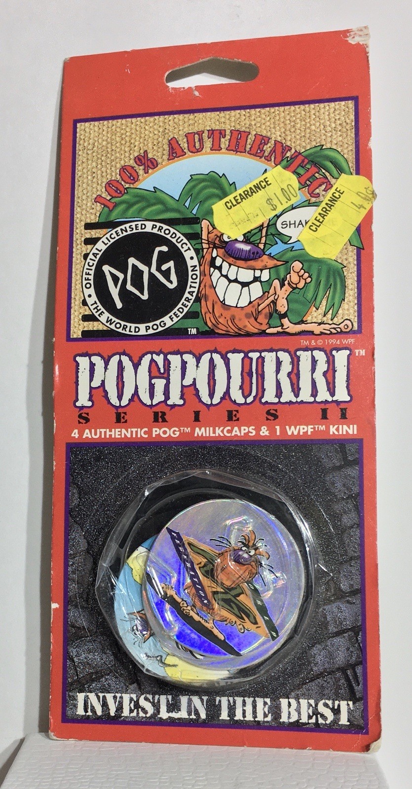 Authentic POG Pogpourri Series II Pack SEALED VTG 1994 NOS pURE 90’s