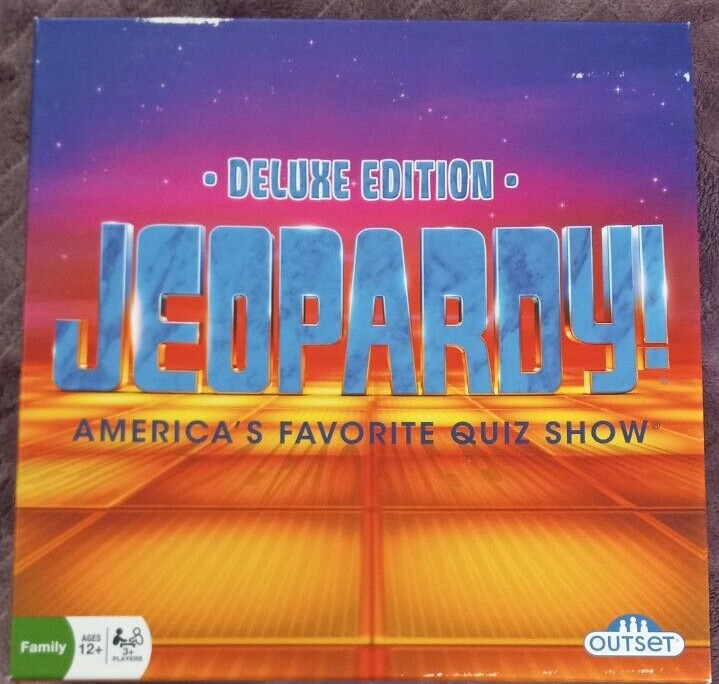 Jeopardy Deluxe Edition TV Quiz Show Board Game By Outset 2016 Family Game Night
