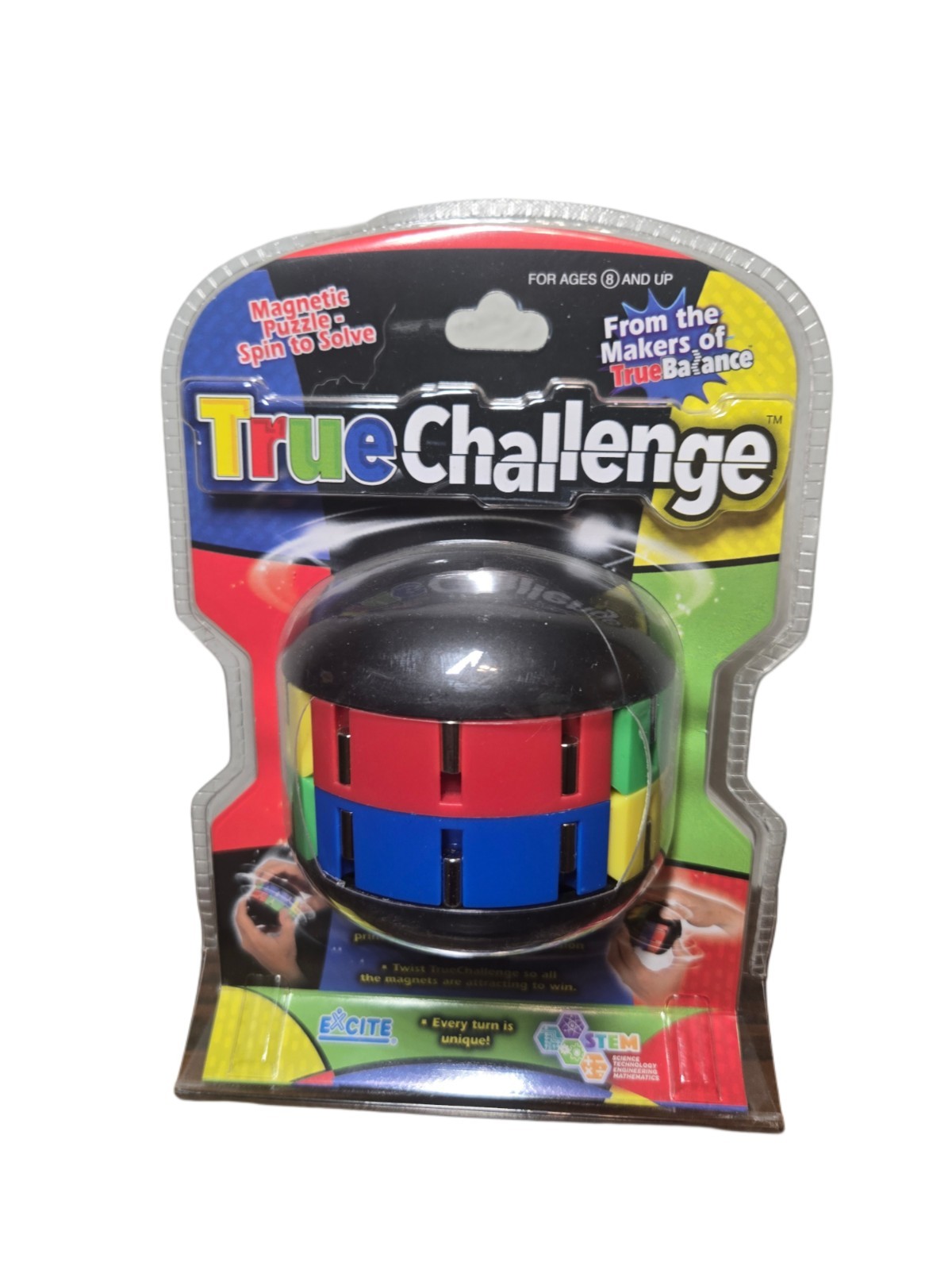 True Challenge Magnetic Puzzle Spin to Solve by Excite from True Balance Makers