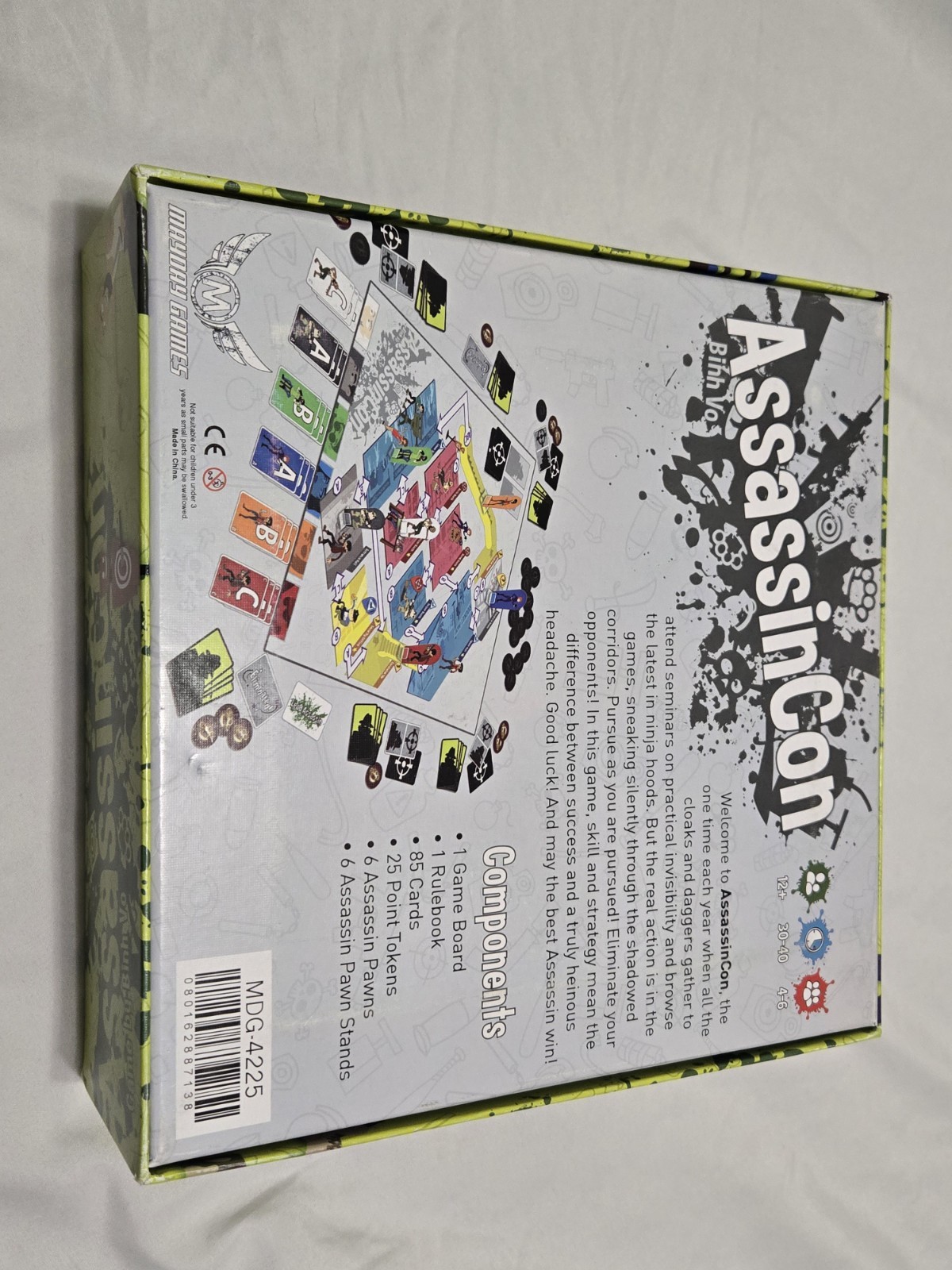 Mayday Games AssassinCon Cloak And Dagger Board Game Strategy Skill