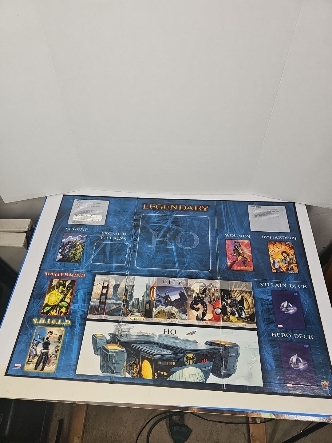 Upper Deck Legendary Marvel Deck Building Game Complete Pre-Owned