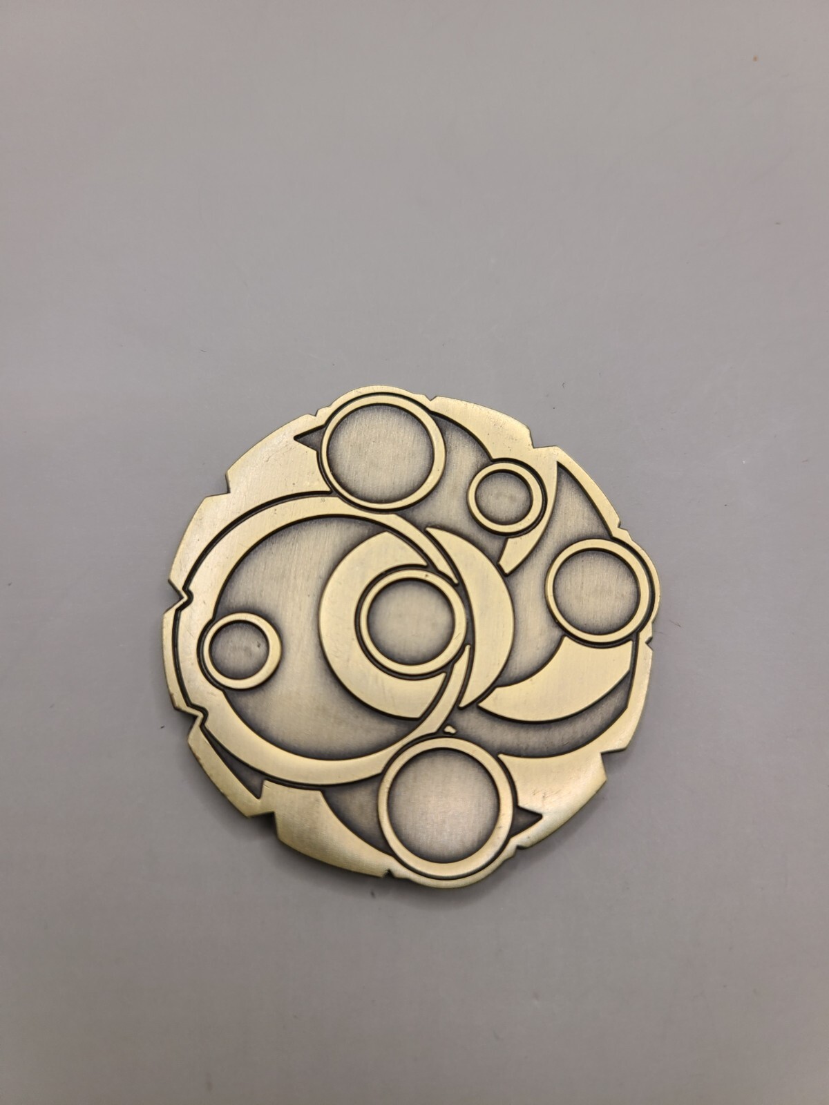 Keyforge Premium Metal Key YELLOW by Ghost Galaxy