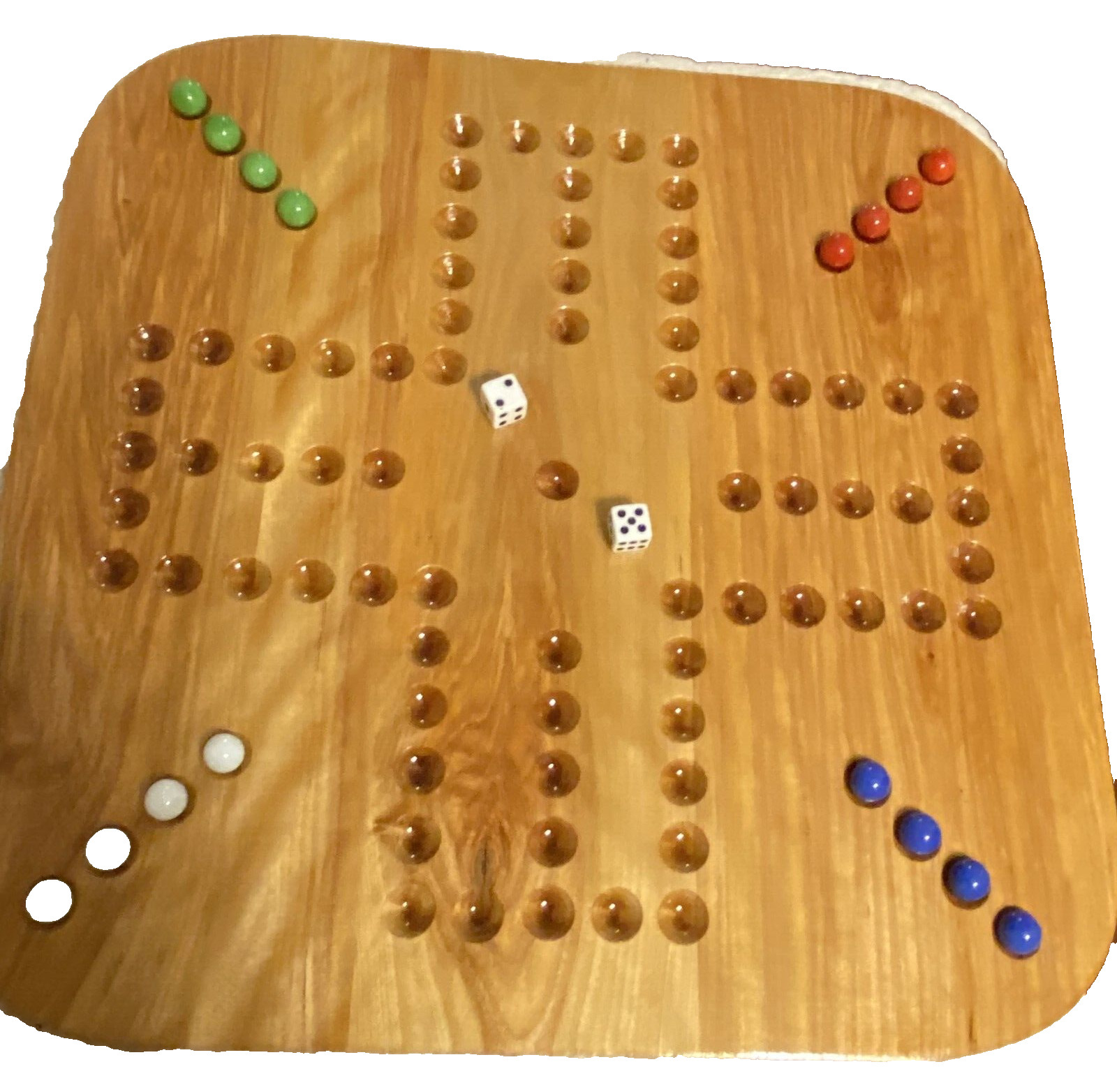 Aggravation Board , Natural CHERRY (NC-4), Four Player