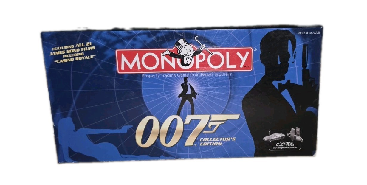 “Monopoly Ultimate James Bond Collector’s Edition” & 007 Collector’s Edition New