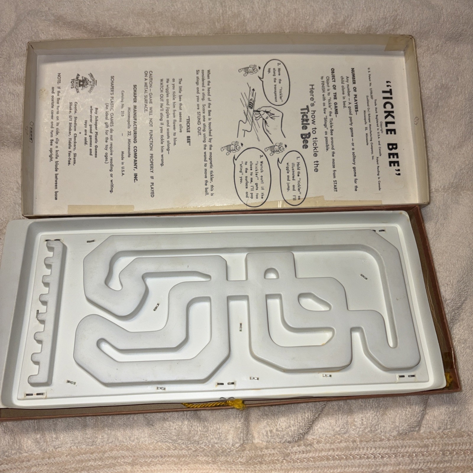 Vintage Tickle Bee!!! Game