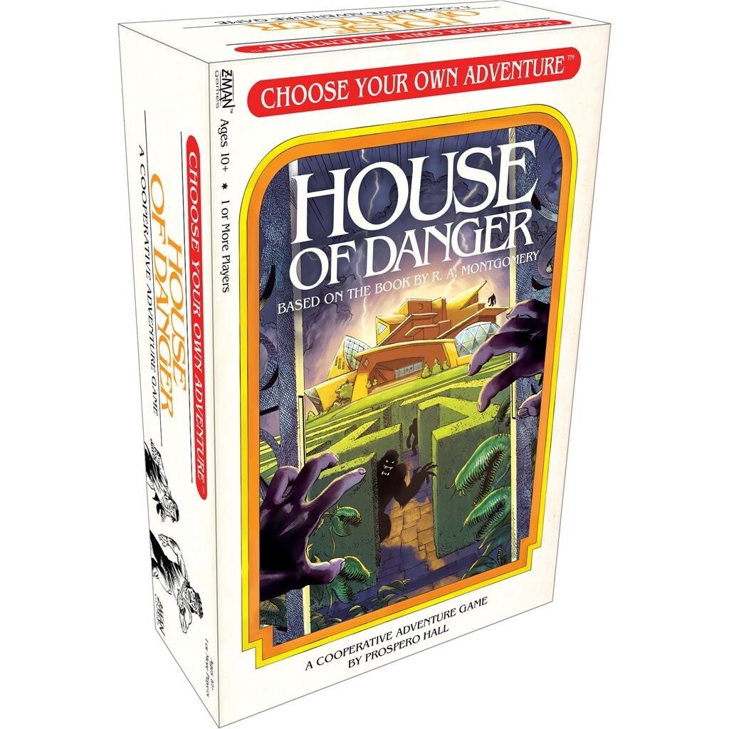 House of Danger Choose Your Own Adventure Board/ Strategy Game