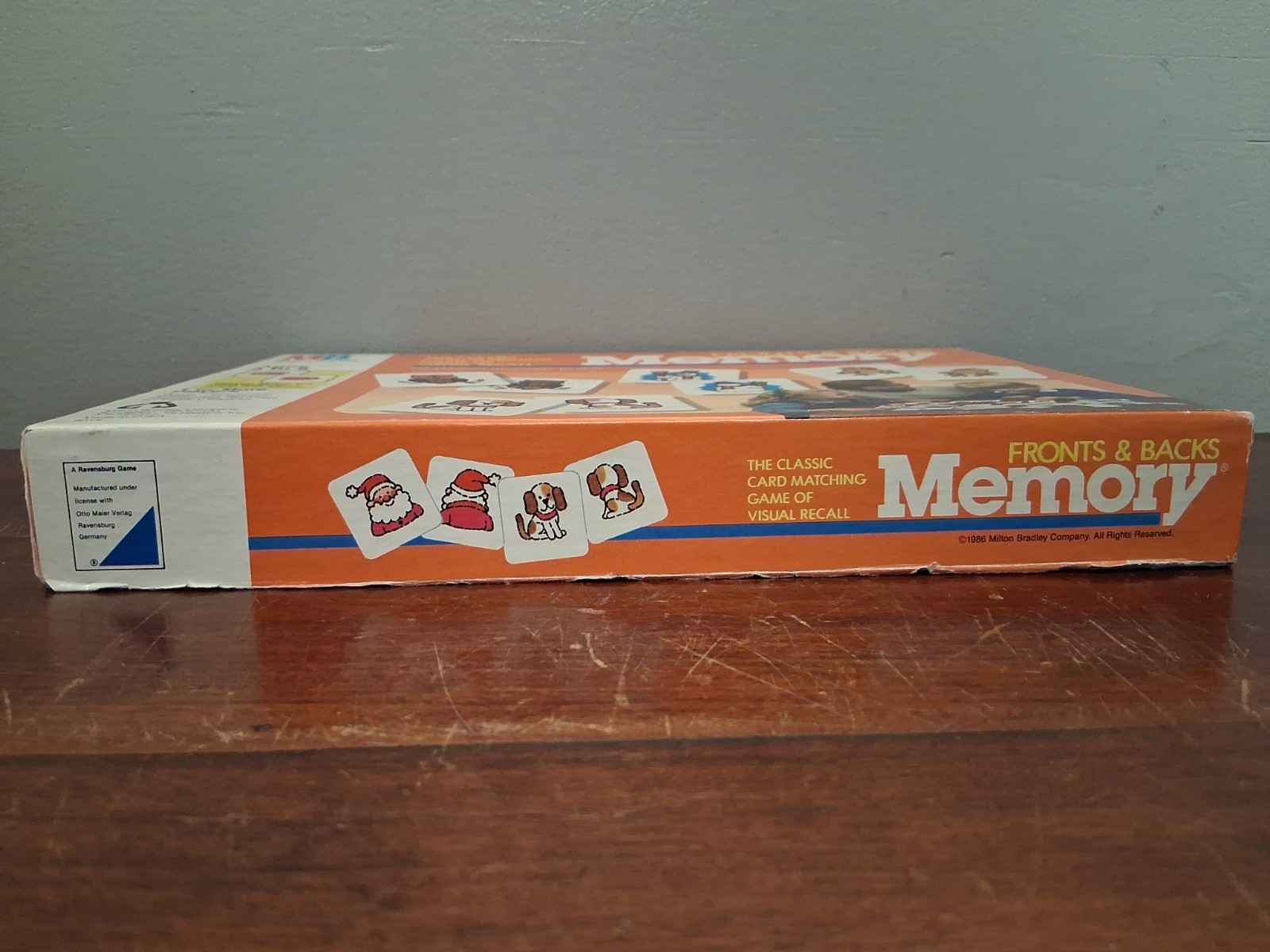 Lot of 2 Vtg 1980’s Milton Bradley THE ORIGINAL MEMORY Game & FRONTS AND BACKS