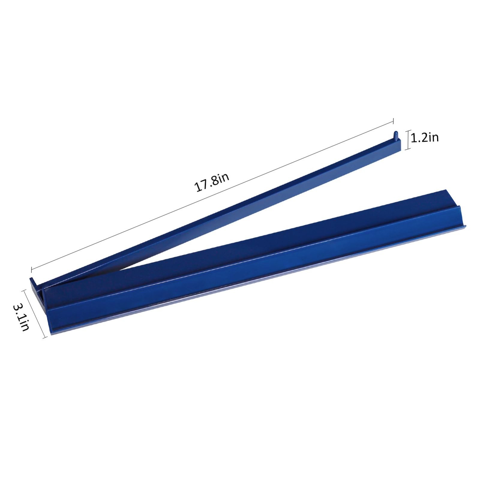 4 PCS Dark Blue Mahjong Racks with Pushers for 166 American Tiles – All-in-One C