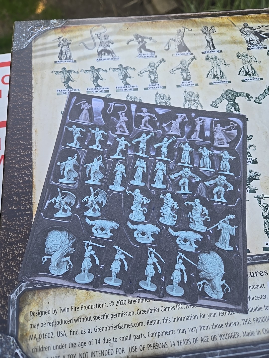 Folklore The Affliction Core Set Miniature Bestiary Volume I, 36 figures