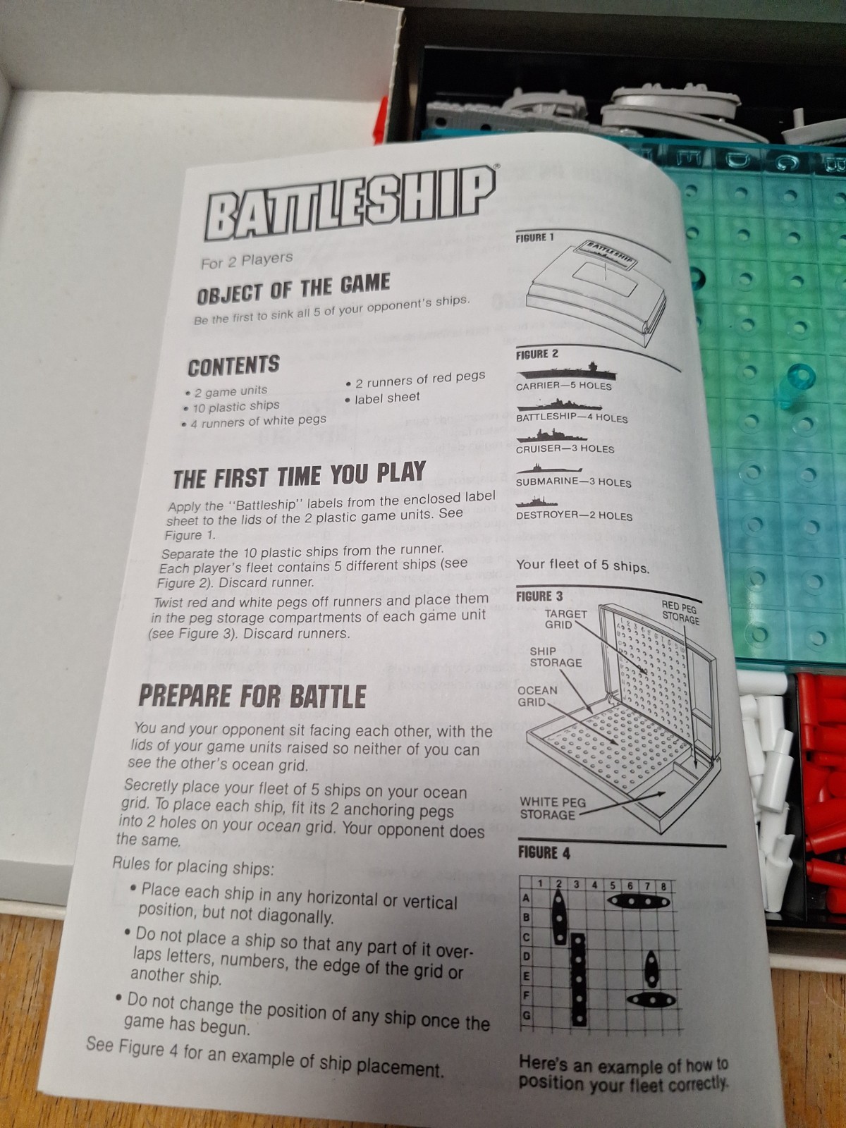 VINTAGE Battleship Milton Bradley 1990 War Classic Board Game. Complete!