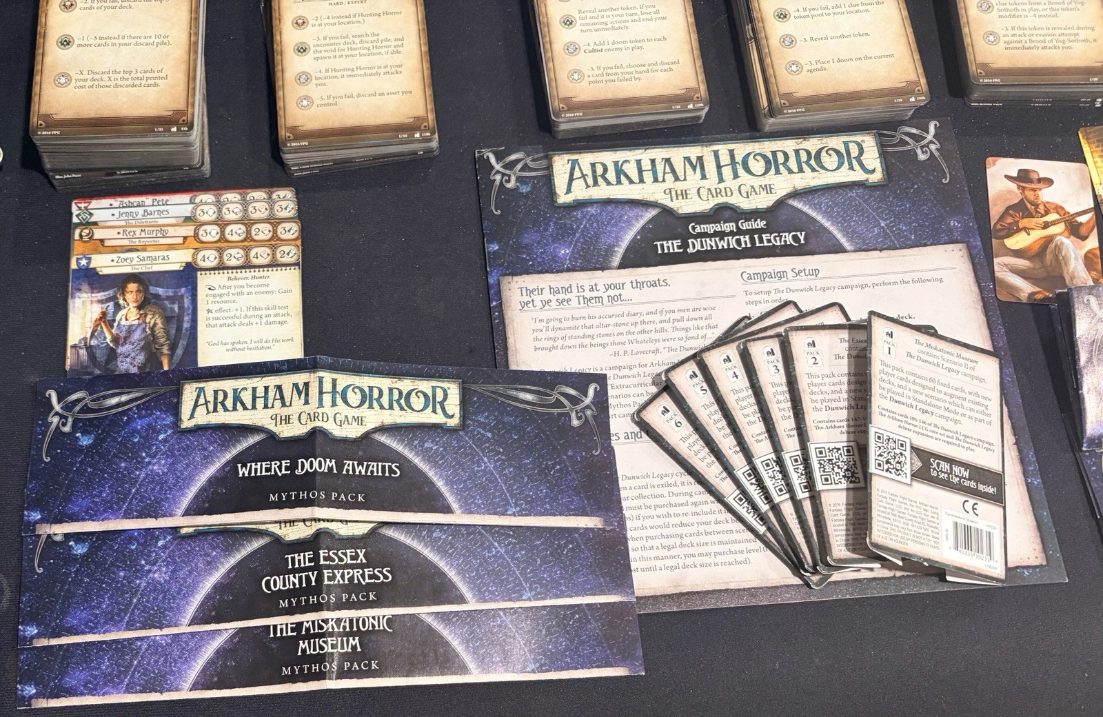~Arkham Horror LCG-Dunwich Legacy-Investigator & Campaign expansions-complete!~