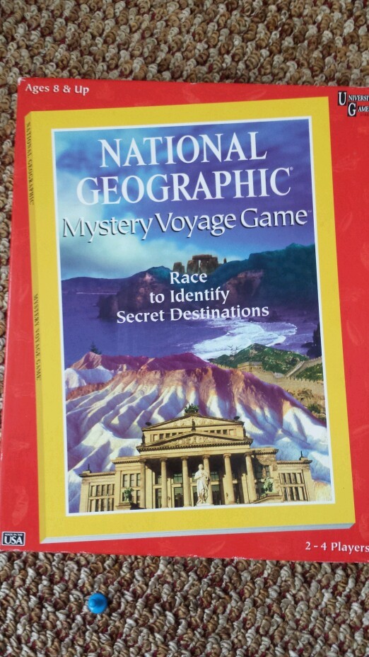 National Geographic Mystery Voyage Game USED by University Games complete