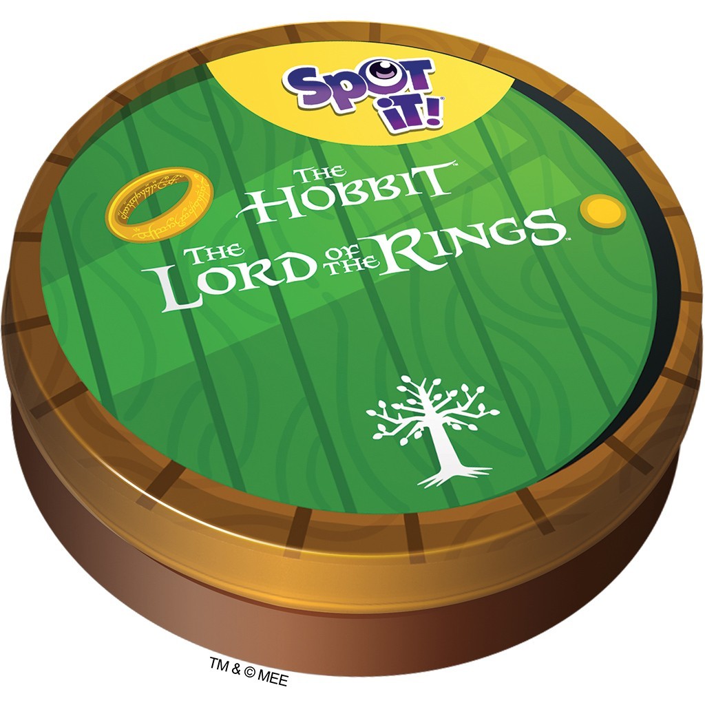 Spot It! Lord Of The Rings The Hobbit LOTR Card Game Zygomatic Quest One Ring