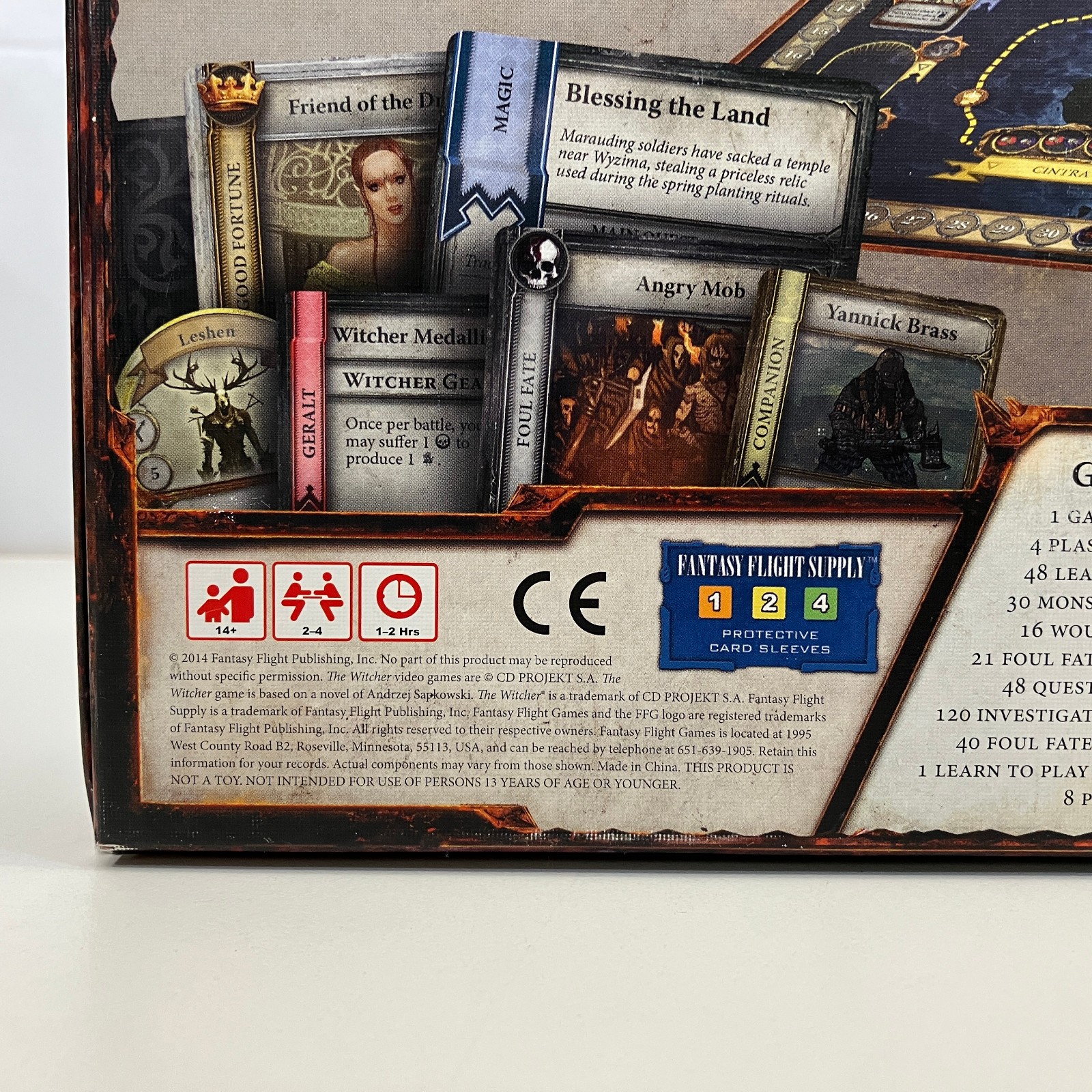 Witcher Adventure Game Ignacy Trzewiczek CD Projekt Red 2014 Fantasy Flight Game