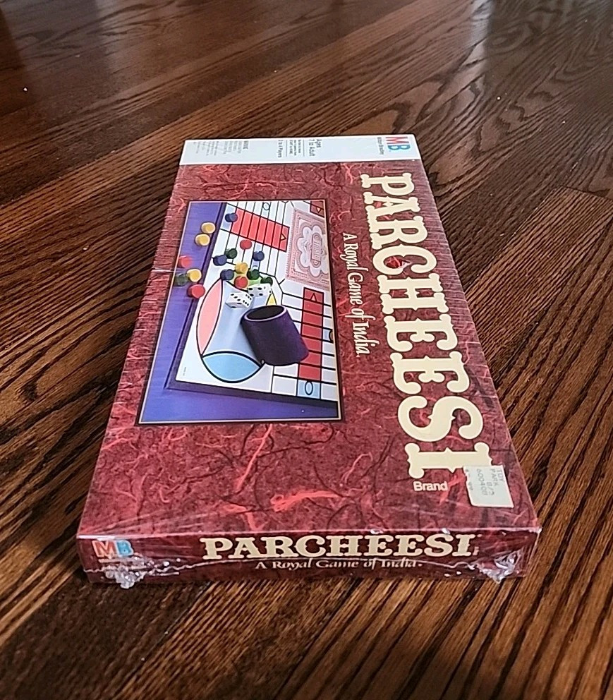 NEW Vintage 1989 Milton Bradley PARCHEESI Board Game 4037 SEALED