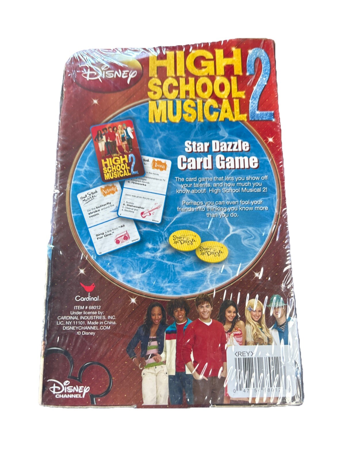 Disney High School Musical 2 ‘Star Dazzle’ Card Game Factory Sealed NIP Efron