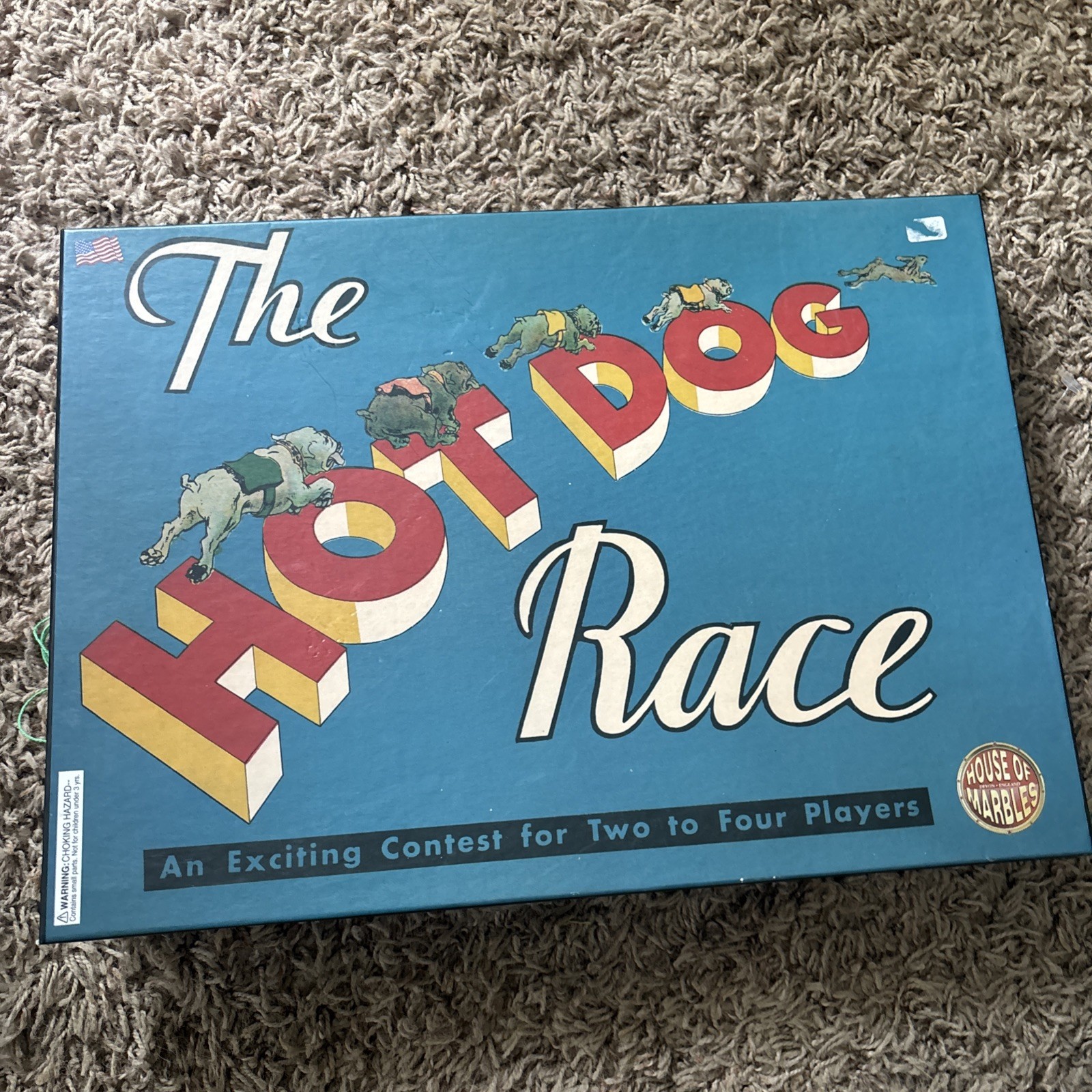 The Hot Dog Race Game By The House Of Marbles