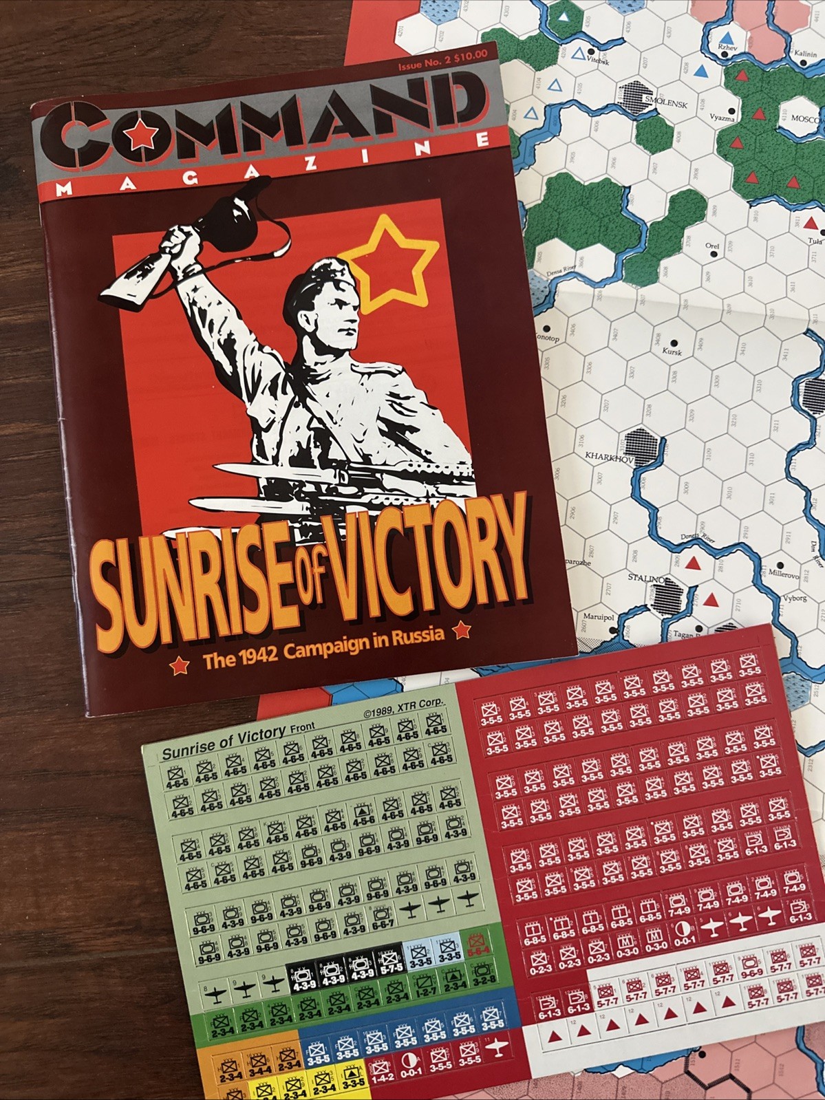 Command Magazine XTR Issue No. 2 Sunrise of Victory 1989 Unpunched War Gaming