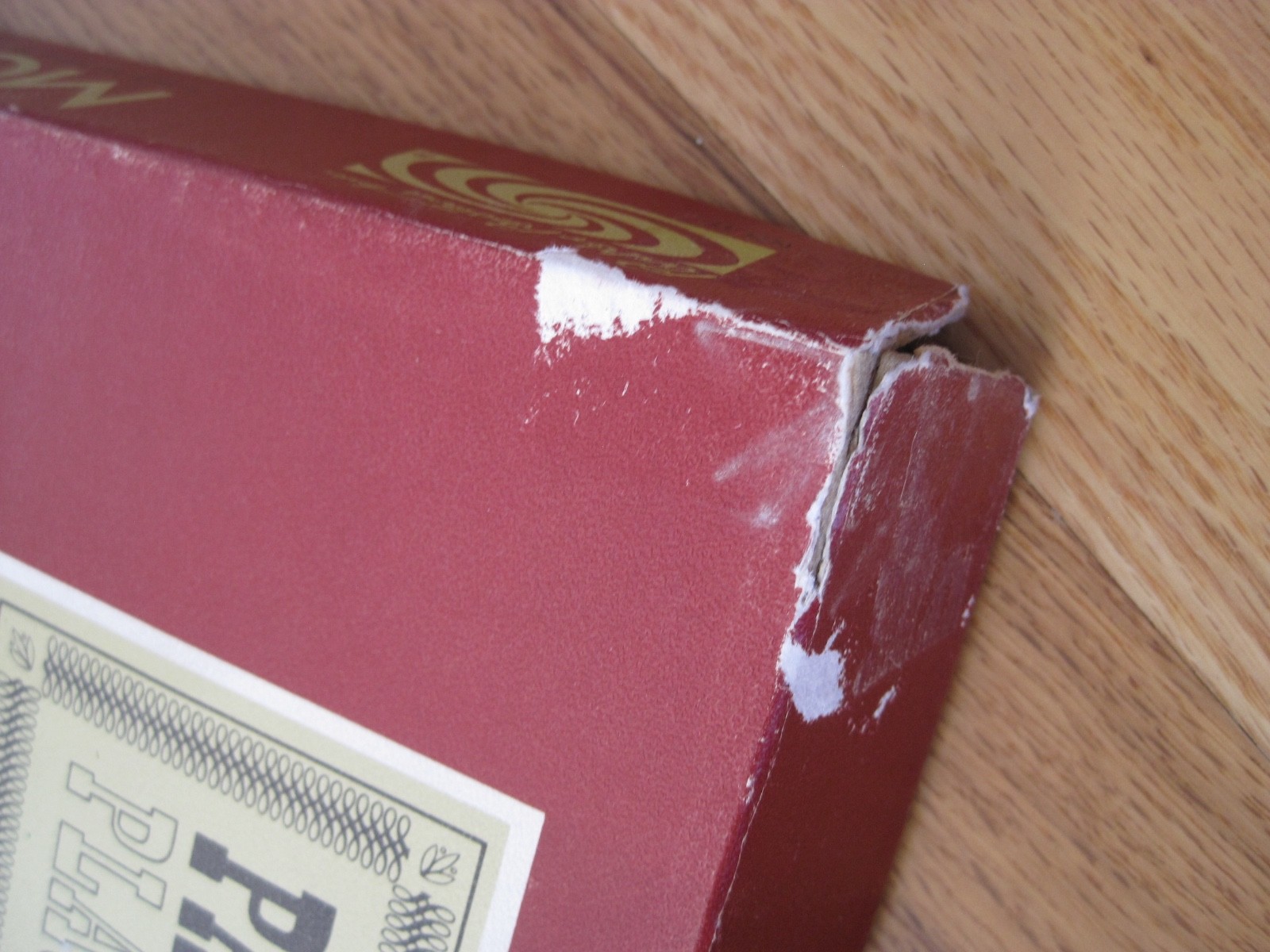 Monopoly Game Red Box Deluxe Edition Vintage