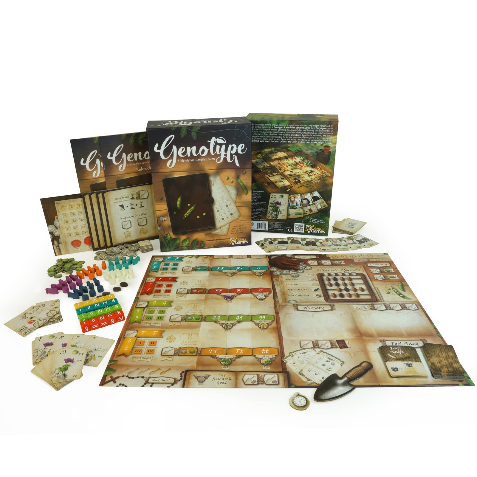 Genotype: Mensa Award Winning Genetics Board Game about Mendel’s Pea Plants