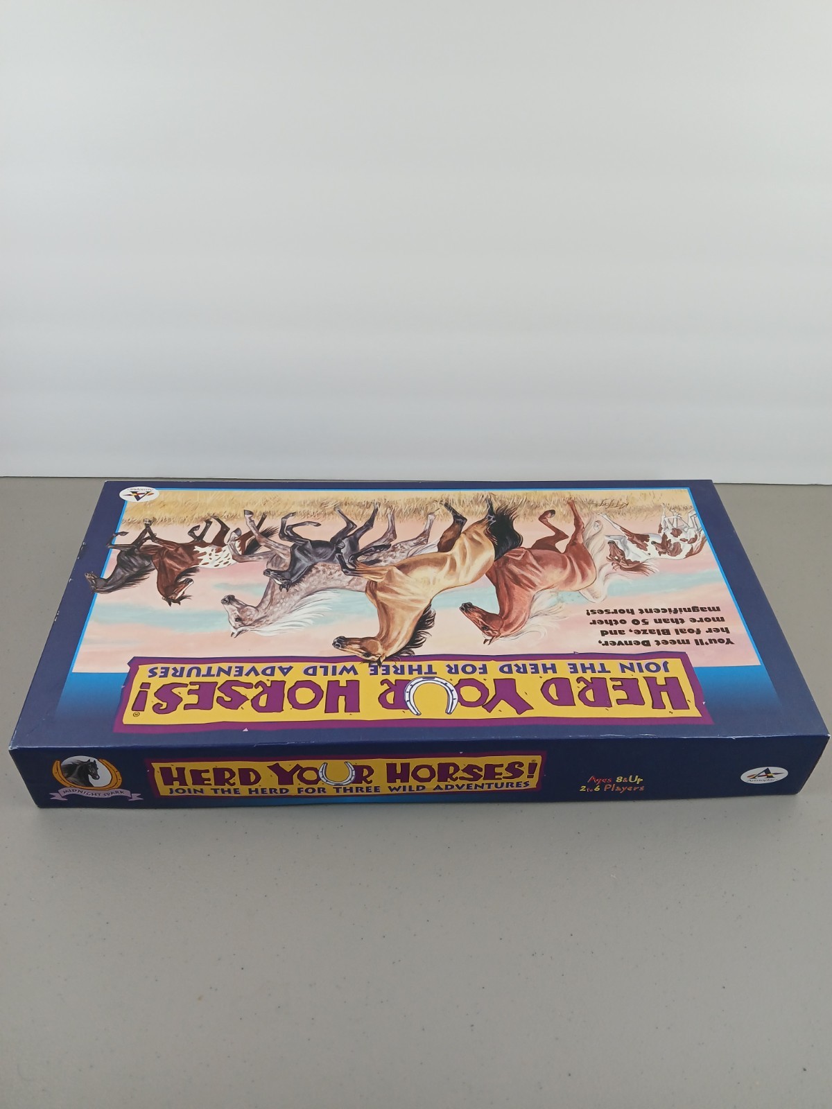Vintage 1997 HERD YOUR HORSES Board Game By Aristoplay, Equine USA 100% COMPLETE