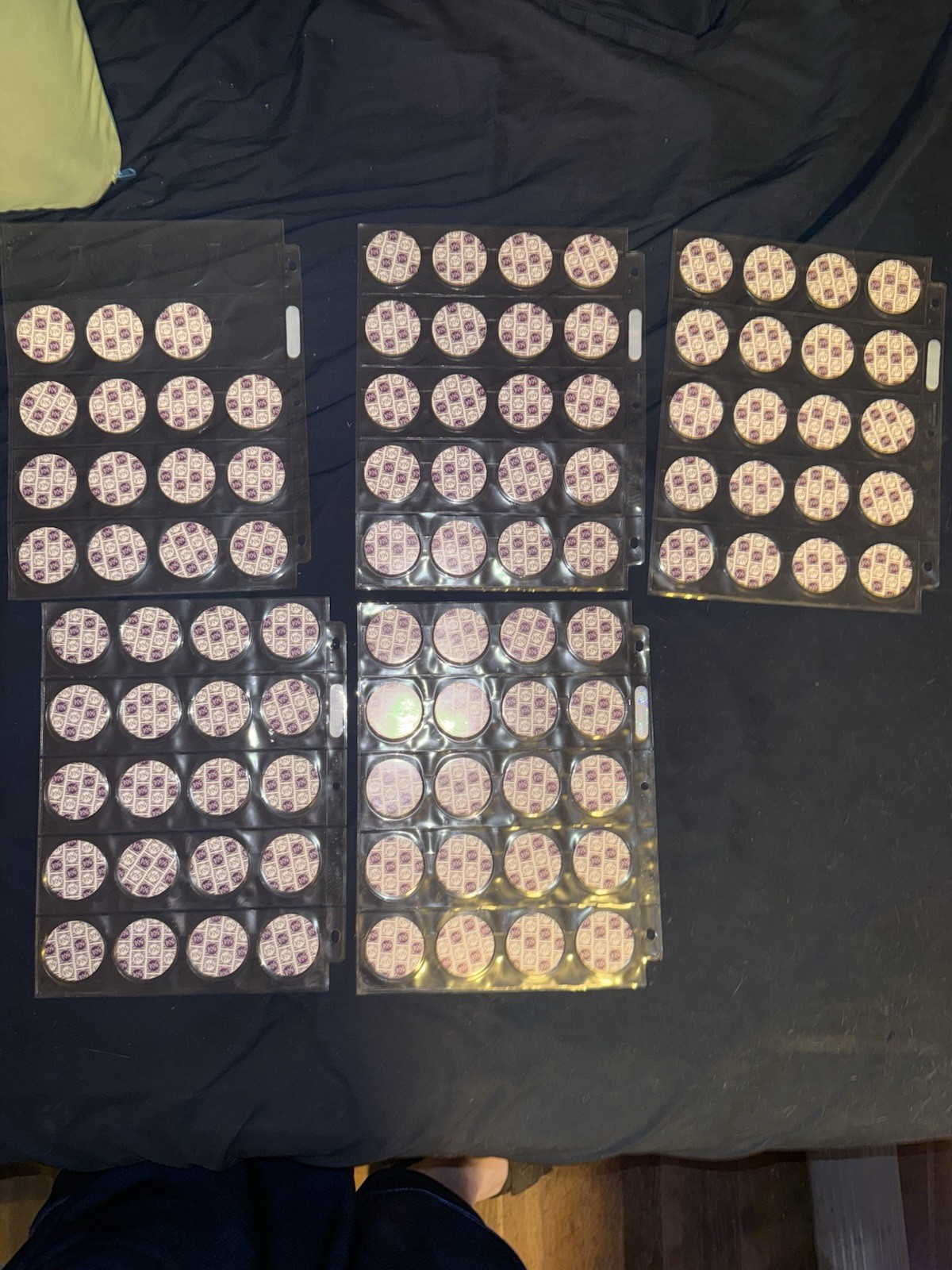 Knotts berry farms Pogs set 95 vintage pog milk caps Peanuts Snoopy