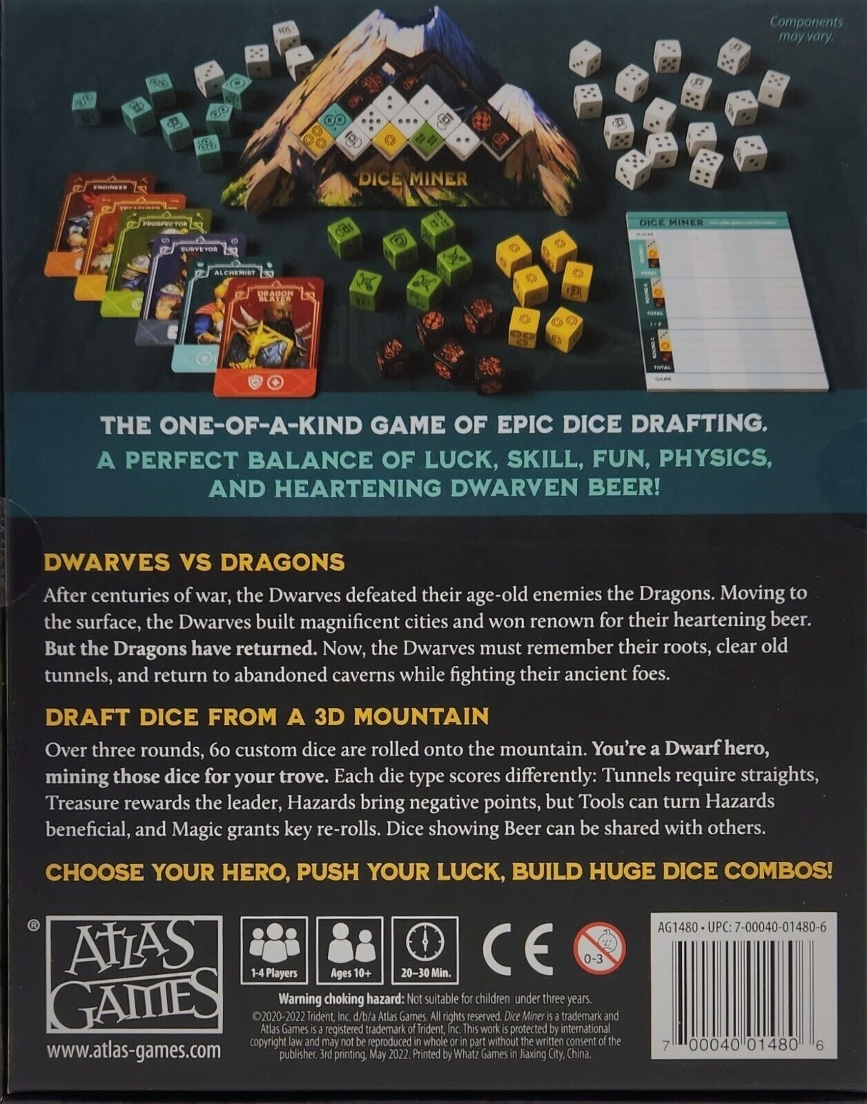 Dice Miner by Atlas Games SEALED