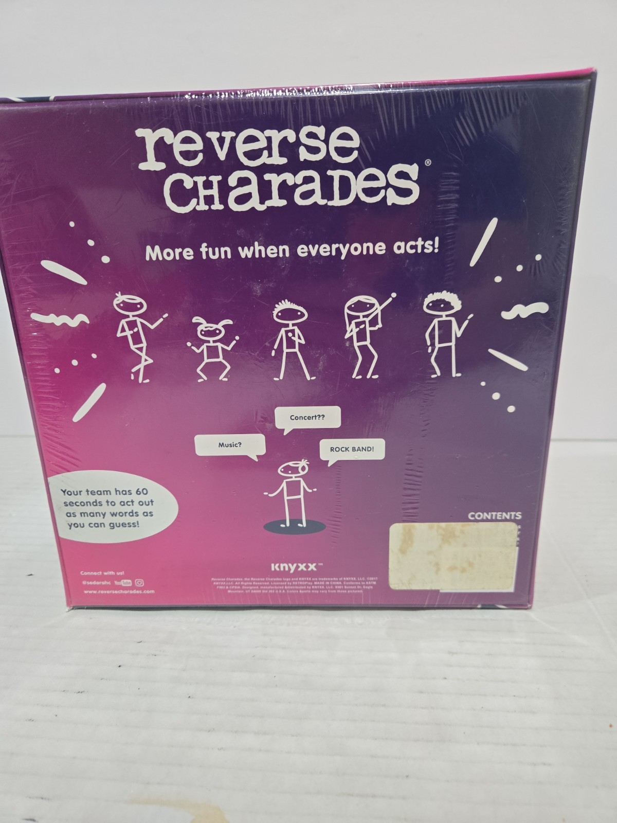 The Original Reverse Charades Party Game • 720-Word Edition • Factory Sealed NEW