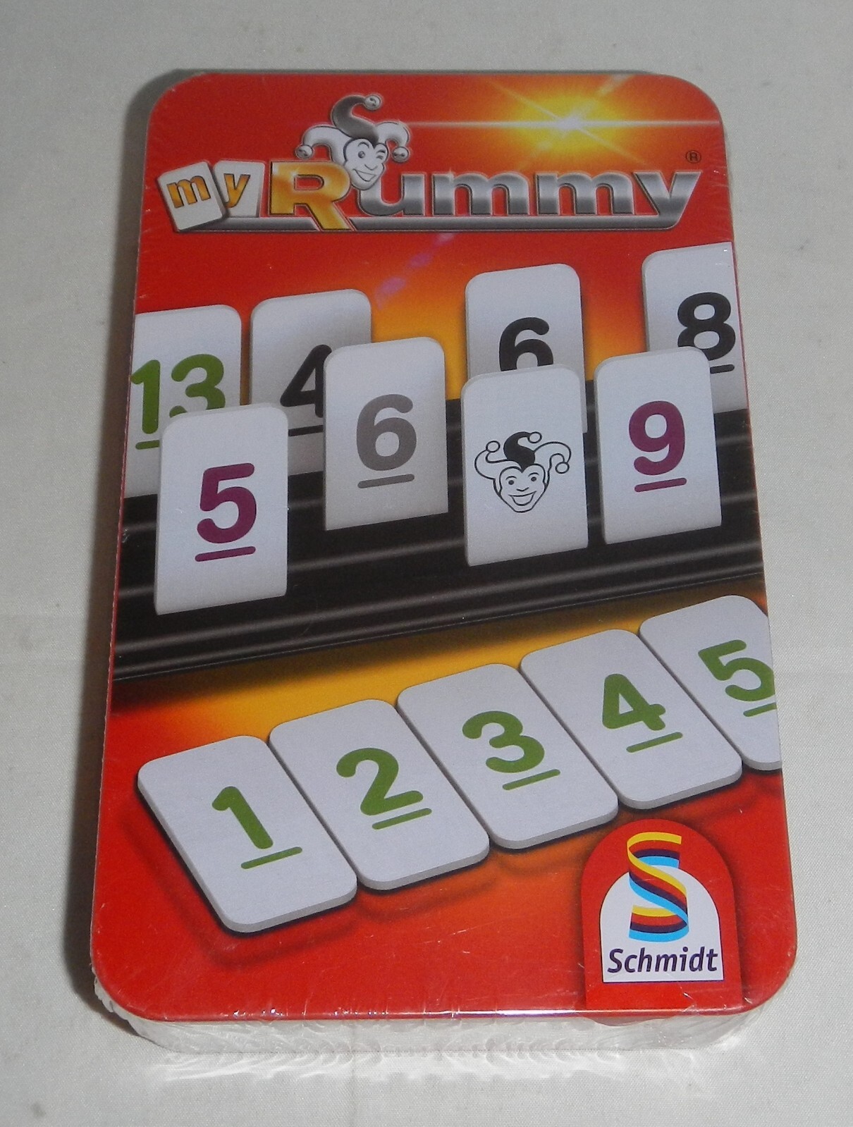 Schmidt Spiele MyRummy 51281 Rummikub Tile Game in Tin
